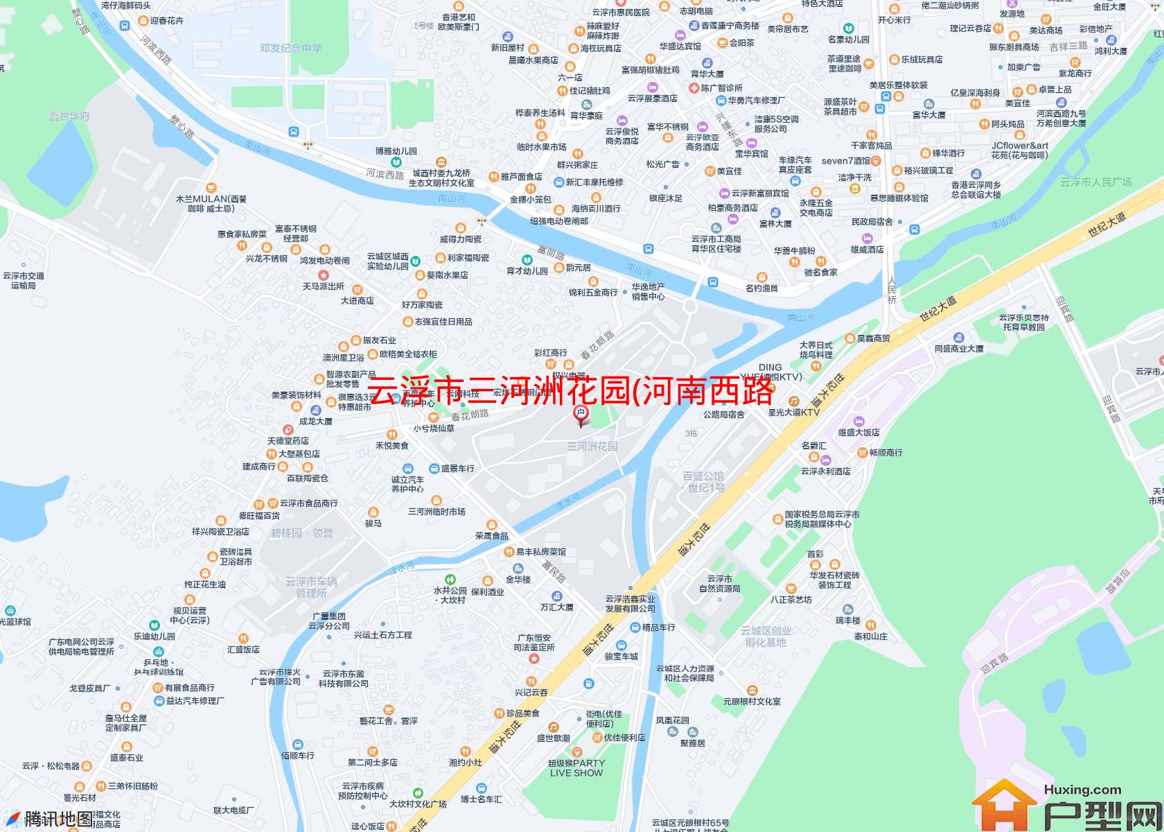 三河洲花园(河南西路1号)小区 - 户型网