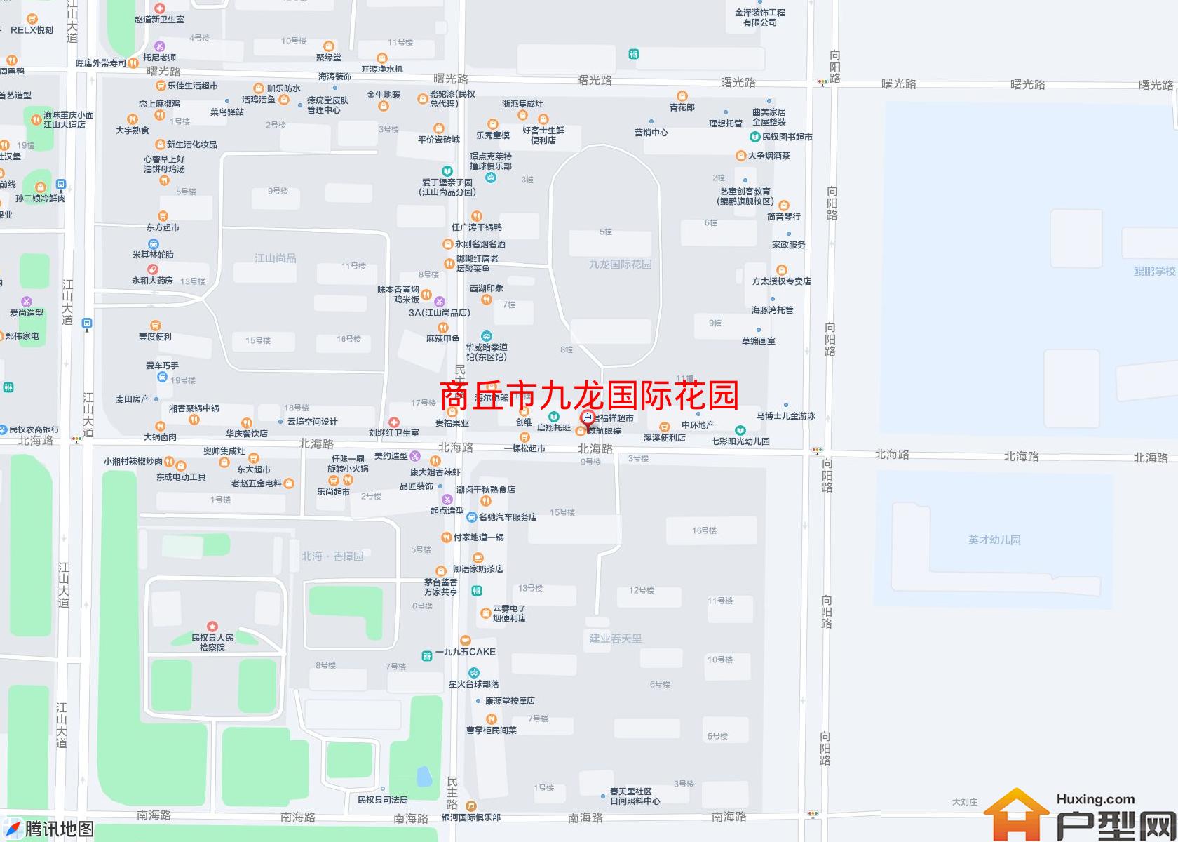 九龙国际花园小区 - 户型网
