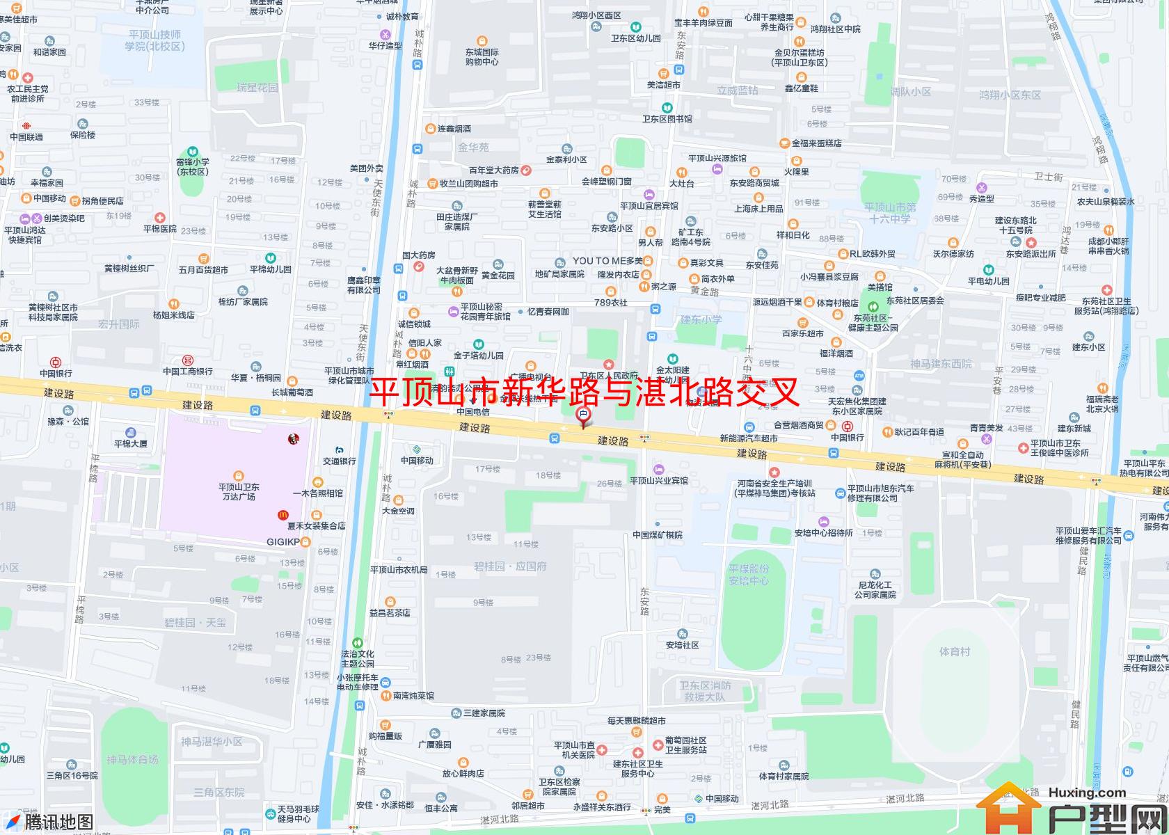 新华路与湛北路交叉口小区 - 户型网