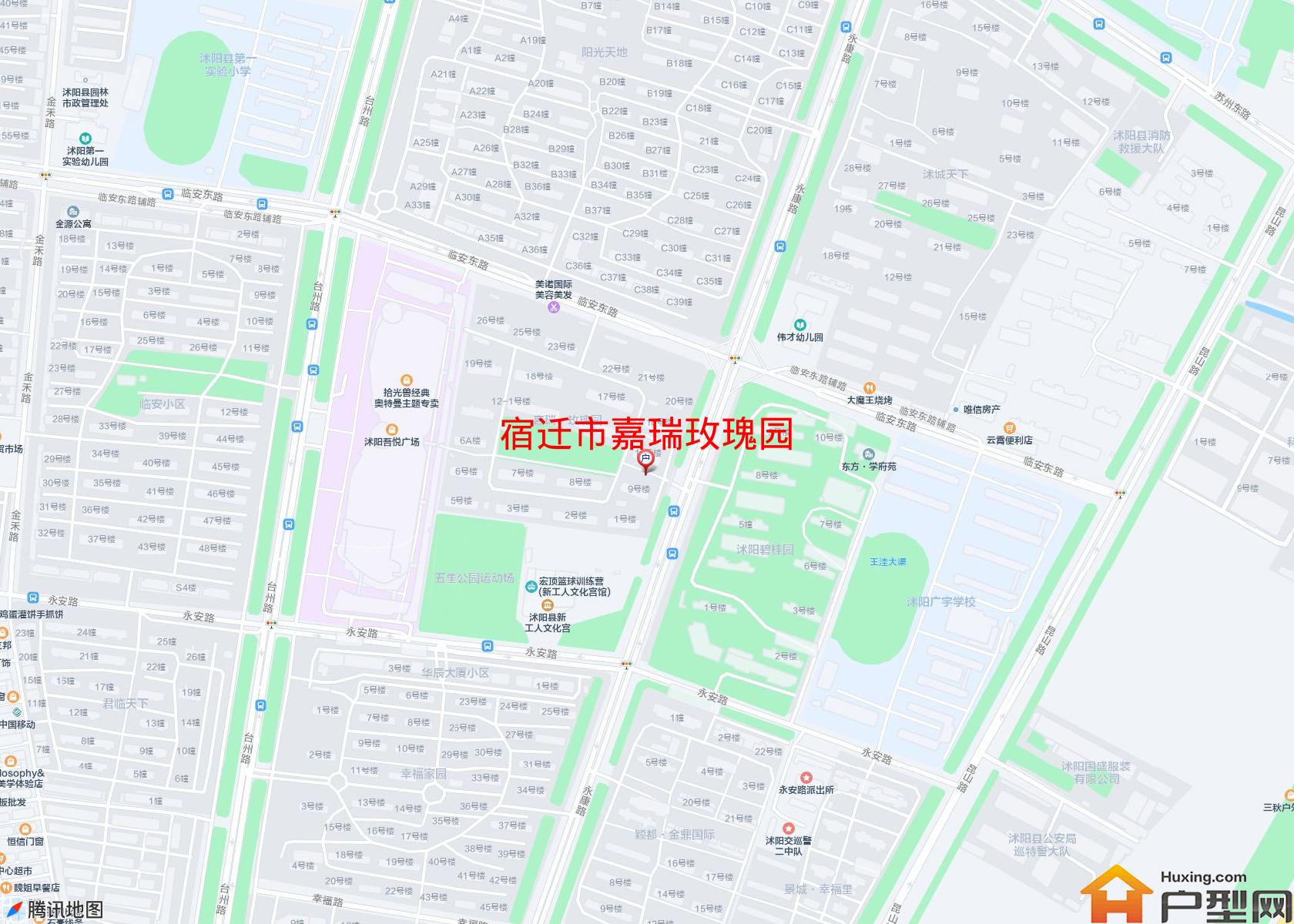 嘉瑞玫瑰园小区 - 户型网