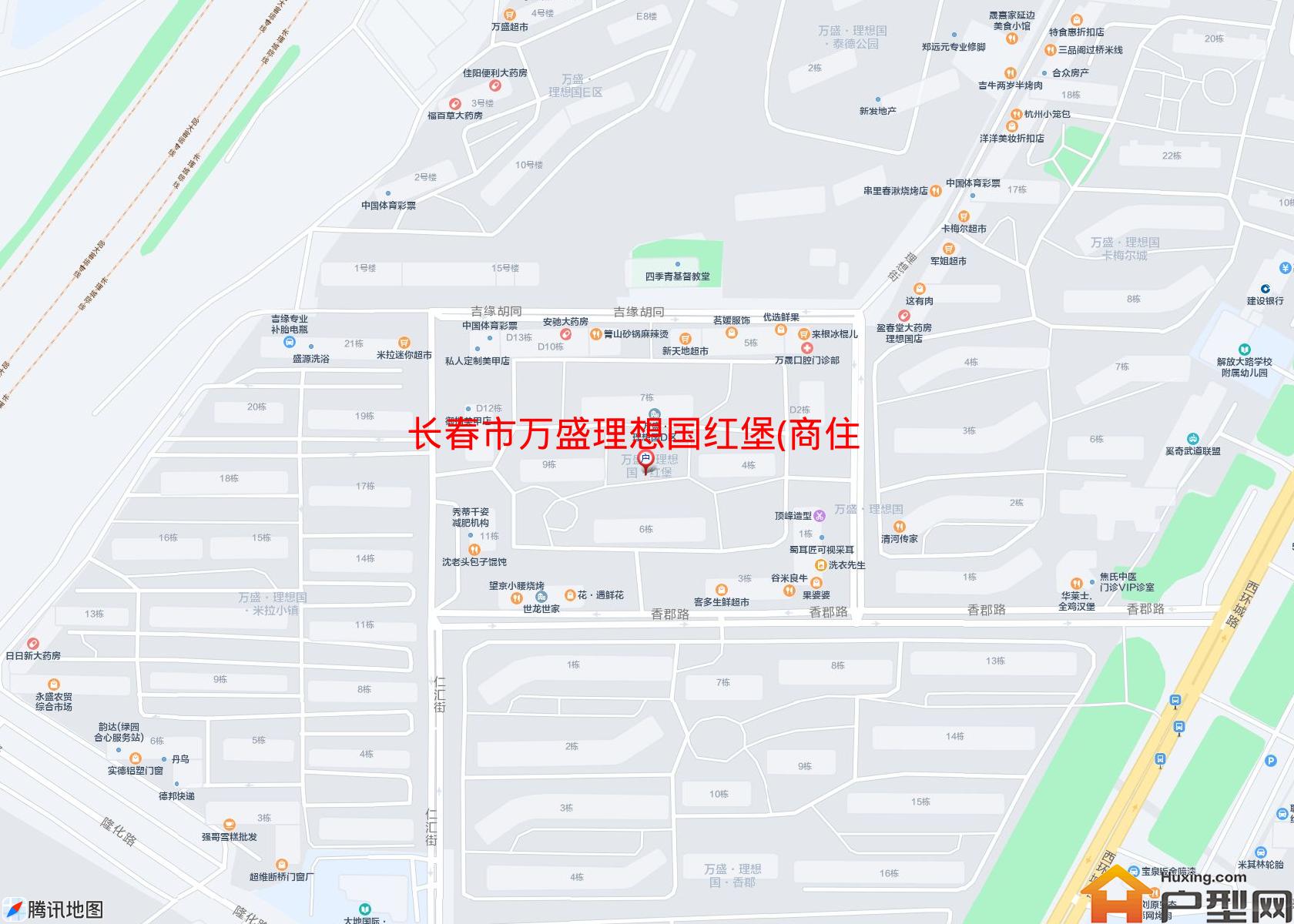 万盛理想国红堡(商住楼)小区 - 户型网