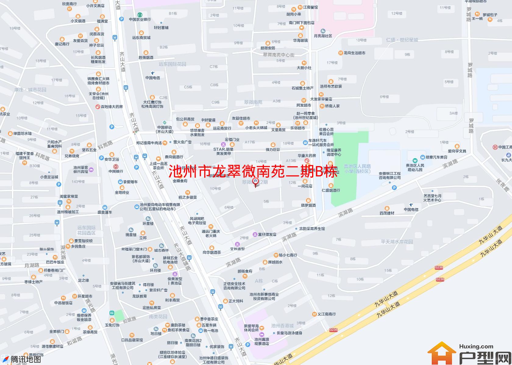 龙翠微南苑二期B栋小区 - 户型网