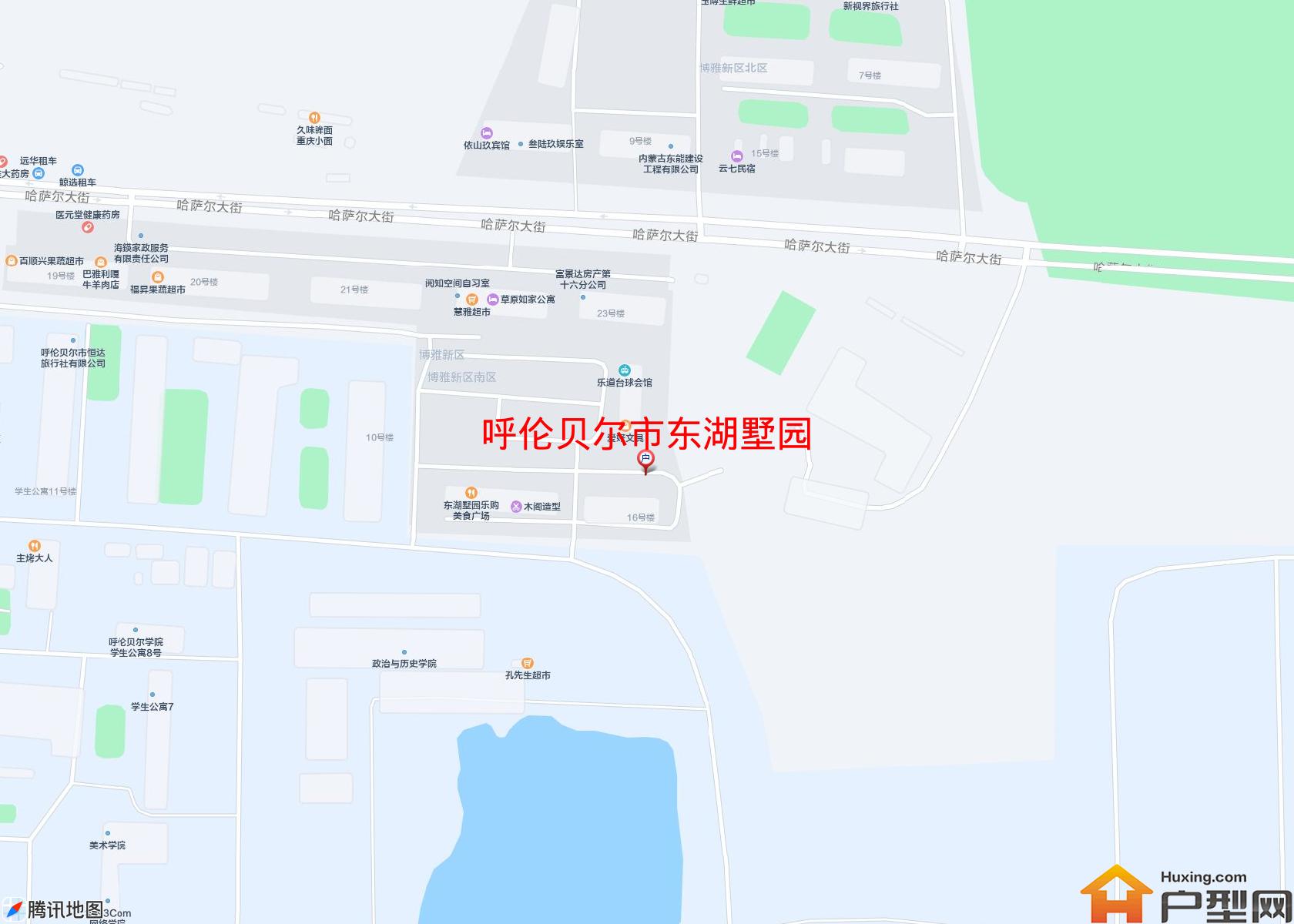 东湖墅园小区 - 户型网