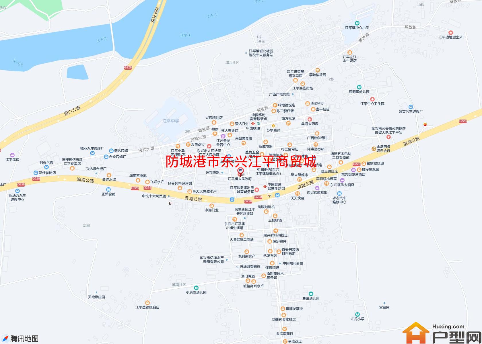 东兴江平商贸城小区 - 户型网