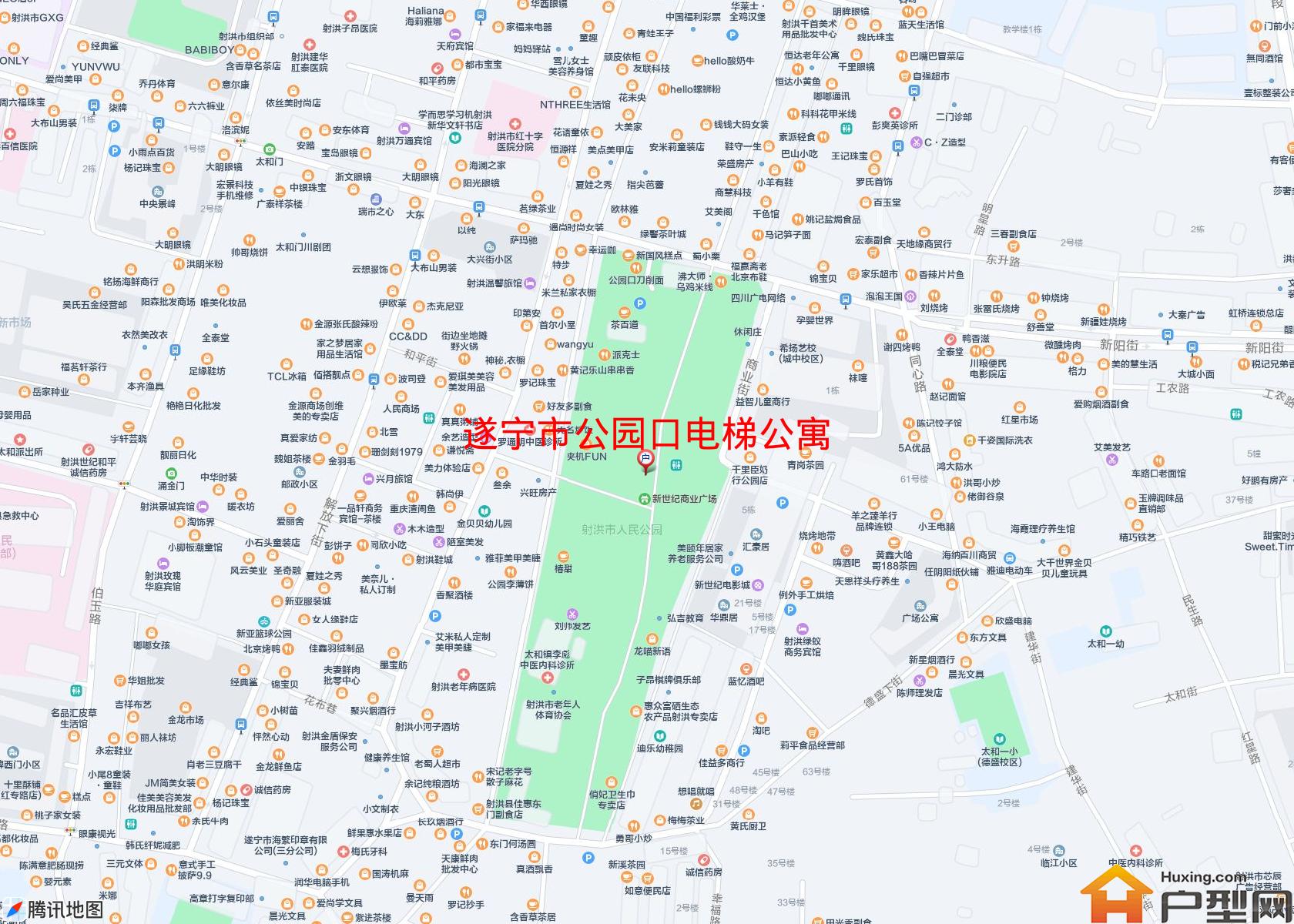 公园口电梯公寓小区 - 户型网