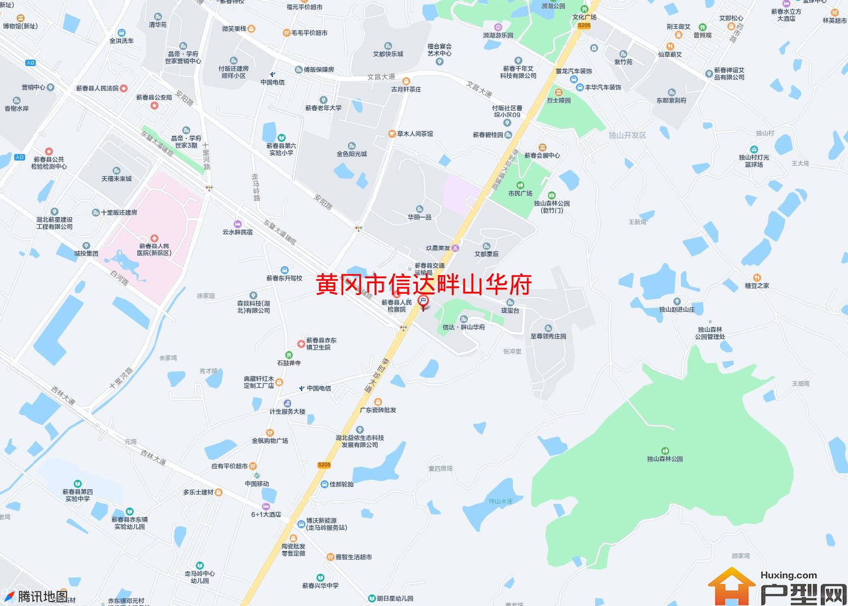信达畔山华府小区 - 户型网