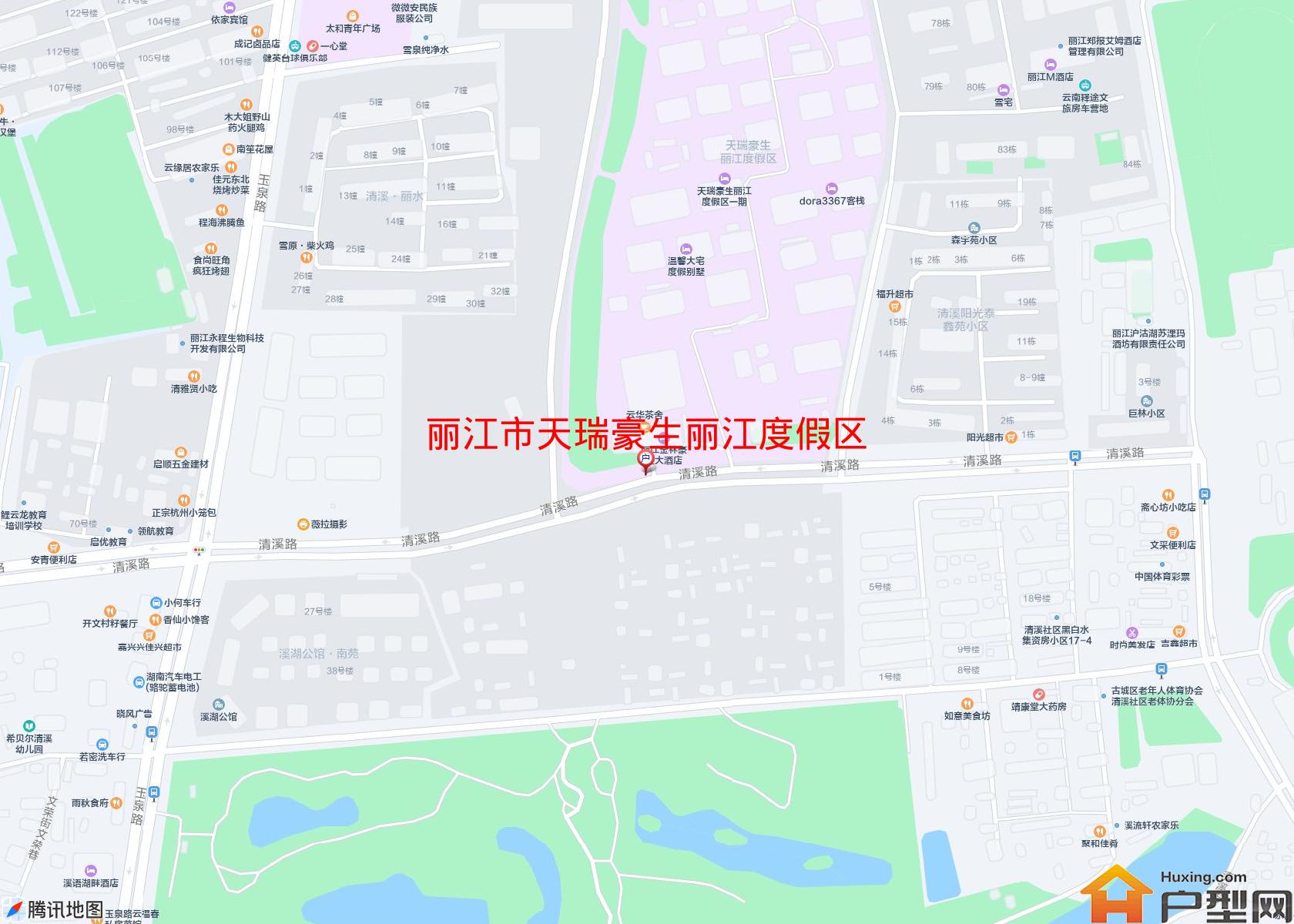 天瑞豪生丽江度假区小区 - 户型网