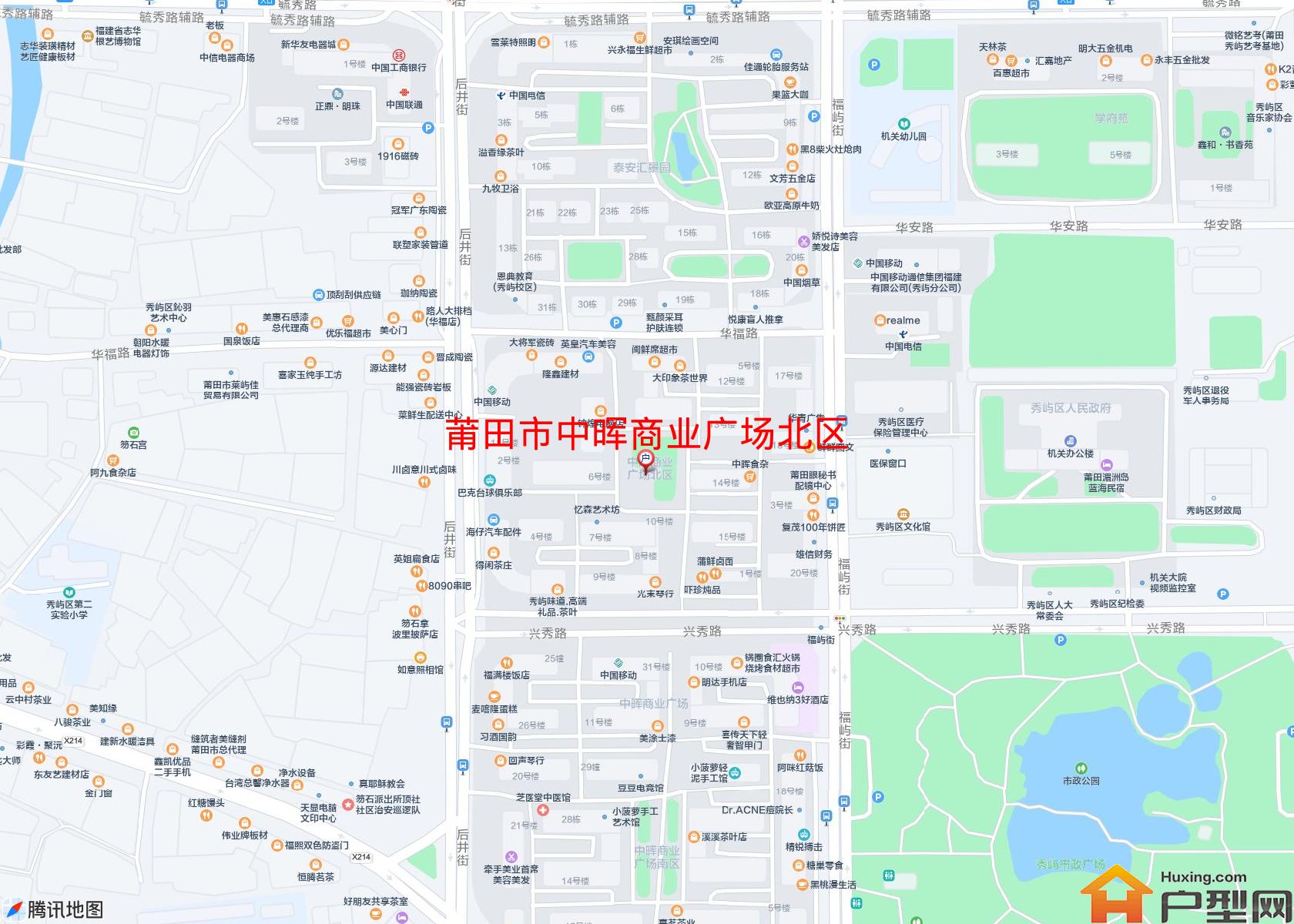 中晖商业广场北区小区 - 户型网