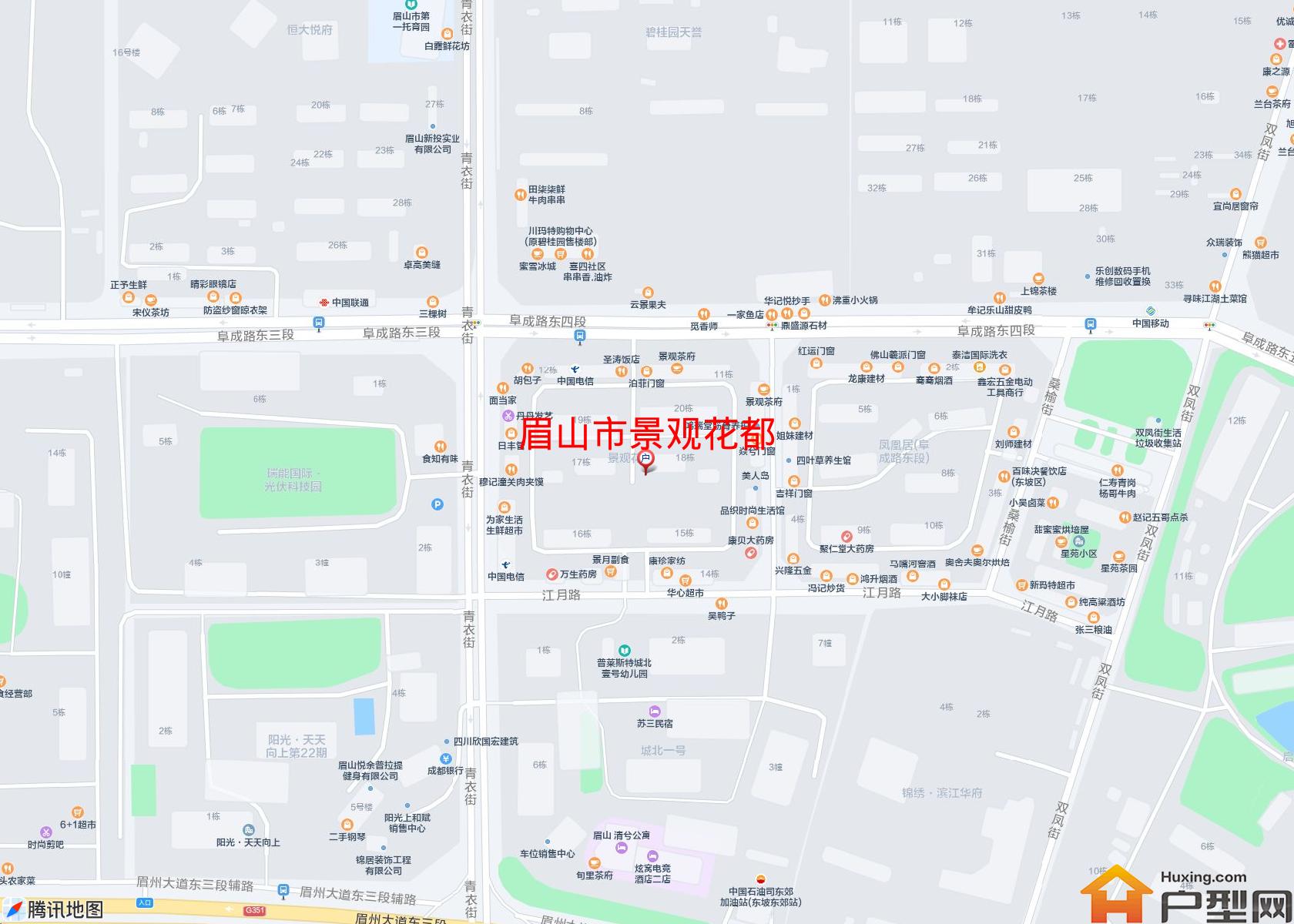景观花都小区 - 户型网