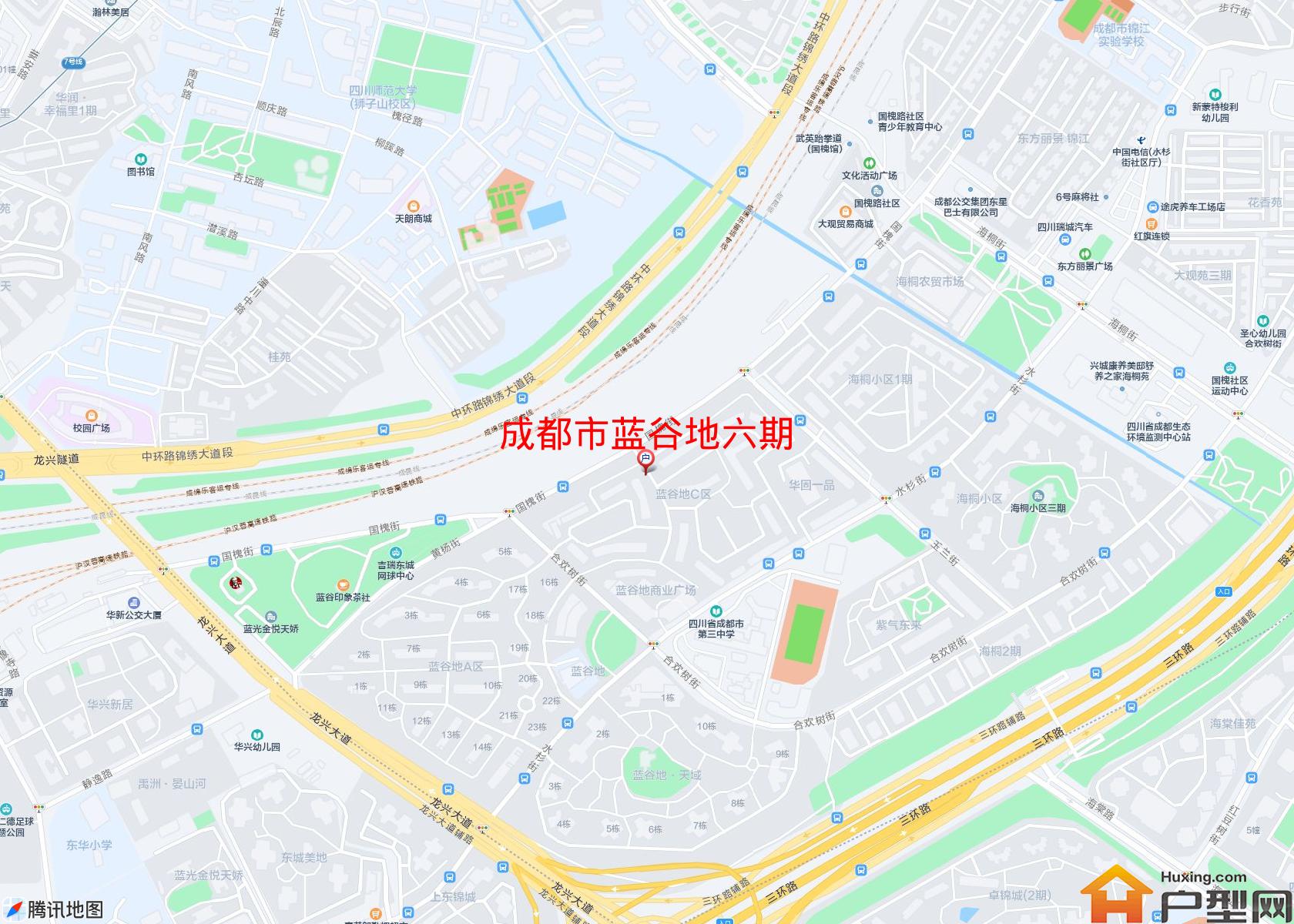 蓝谷地六期小区 - 户型网