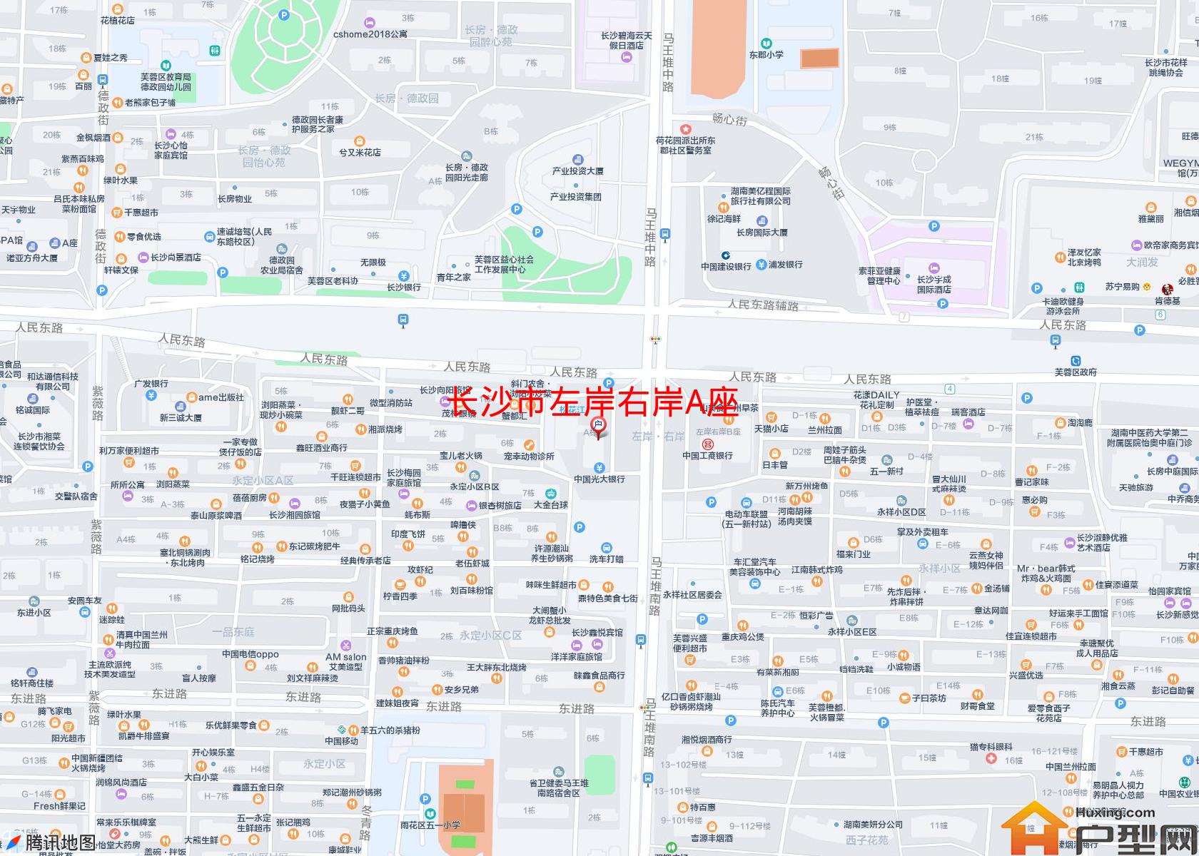 左岸右岸A座小区 - 户型网