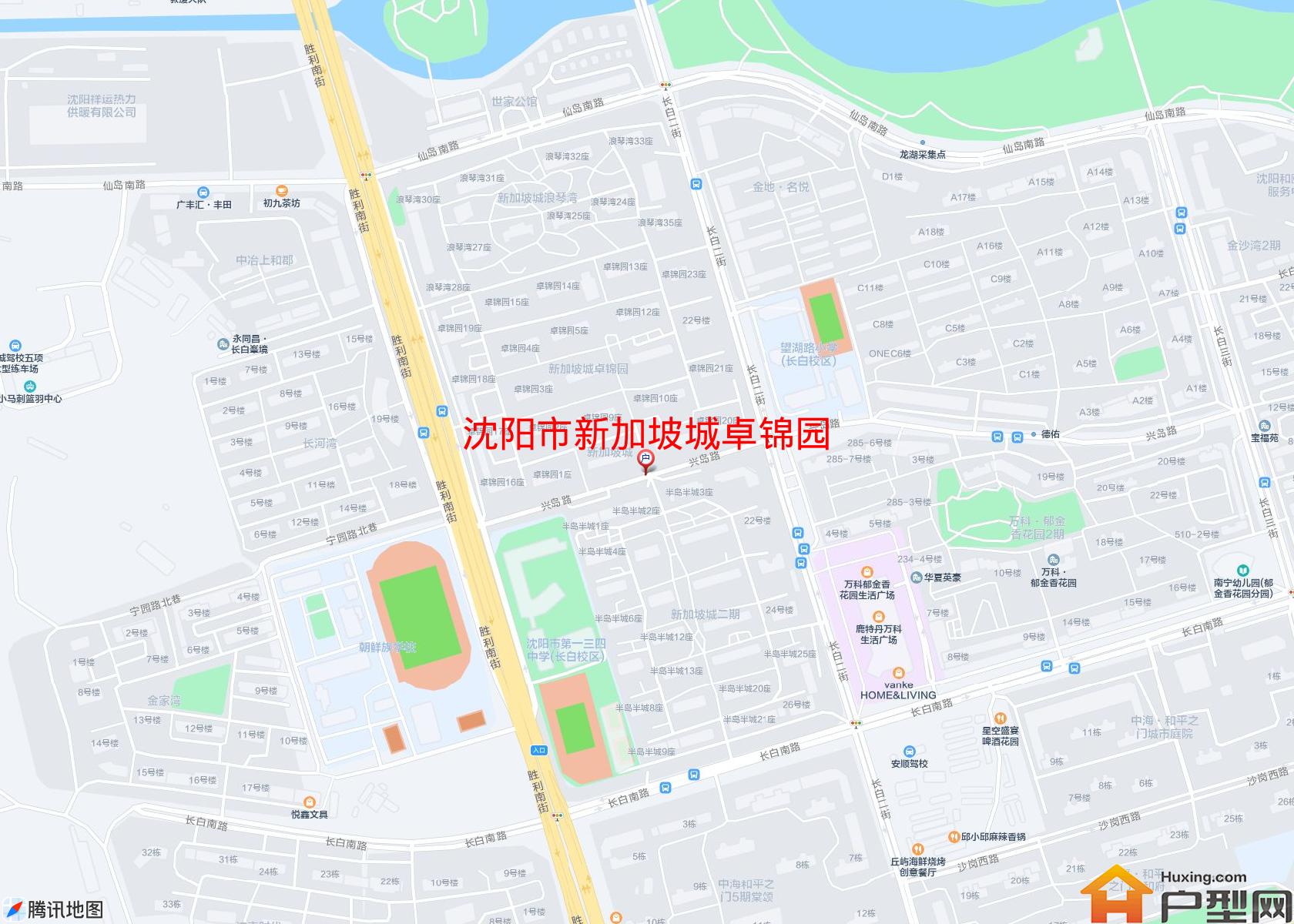 新加坡城卓锦园小区 - 户型网