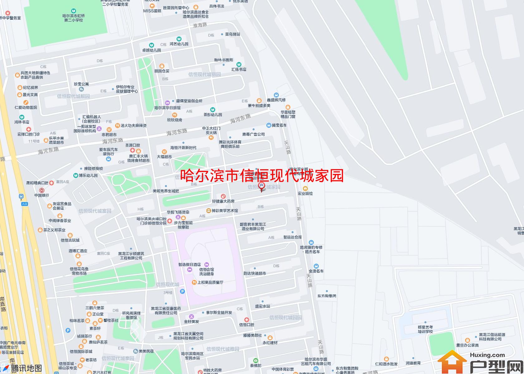 信恒现代城家园小区 - 户型网 信恒现代城家园小区 - 户型网