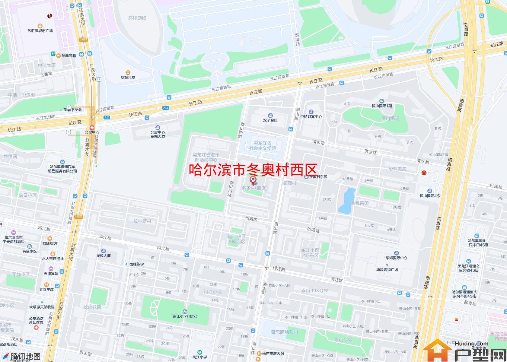 冬奥村西区小区 - 户型网