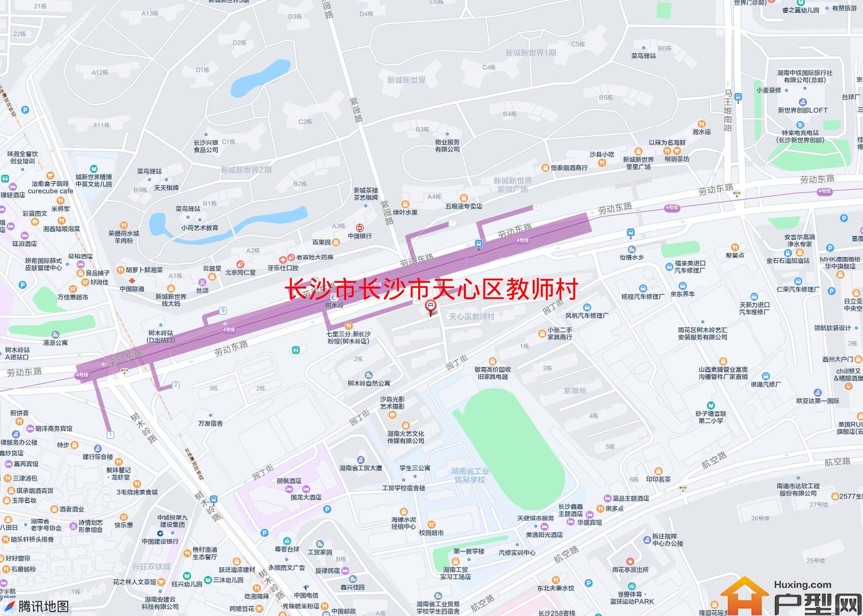 长沙市天心区教师村小区 - 户型网