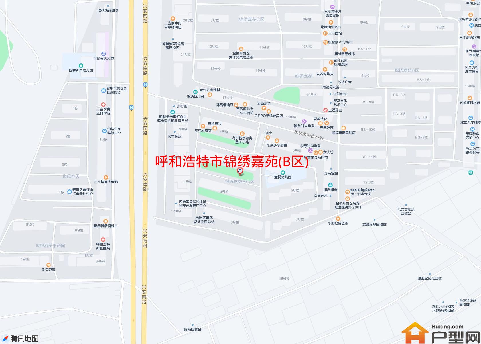 锦绣嘉苑(B区)小区 - 户型网