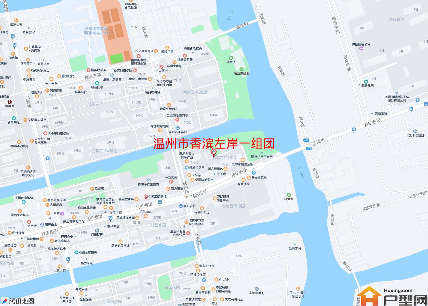 香滨左岸一组团小区 - 户型网