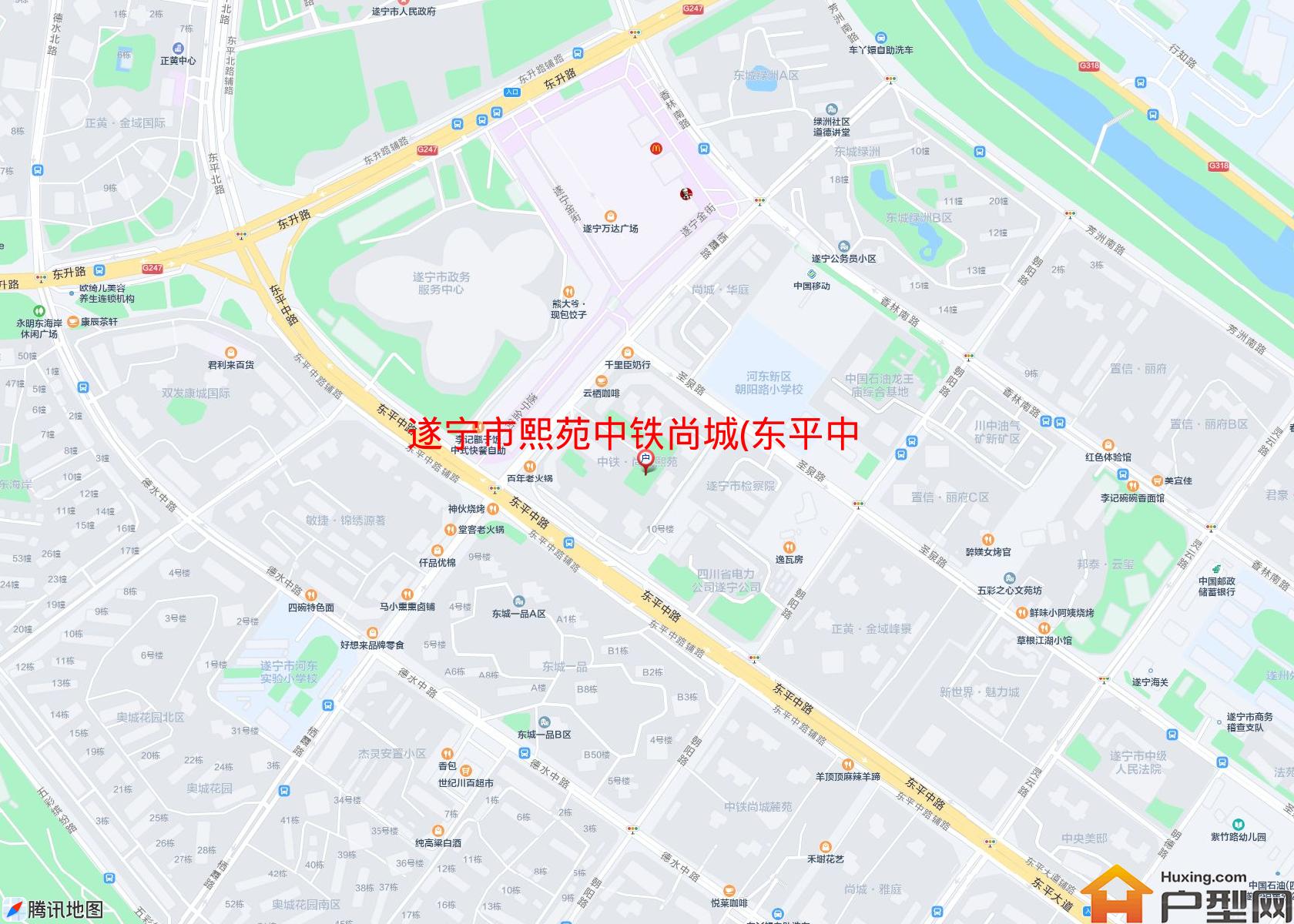 熙苑中铁尚城(东平中路)小区 - 户型网
