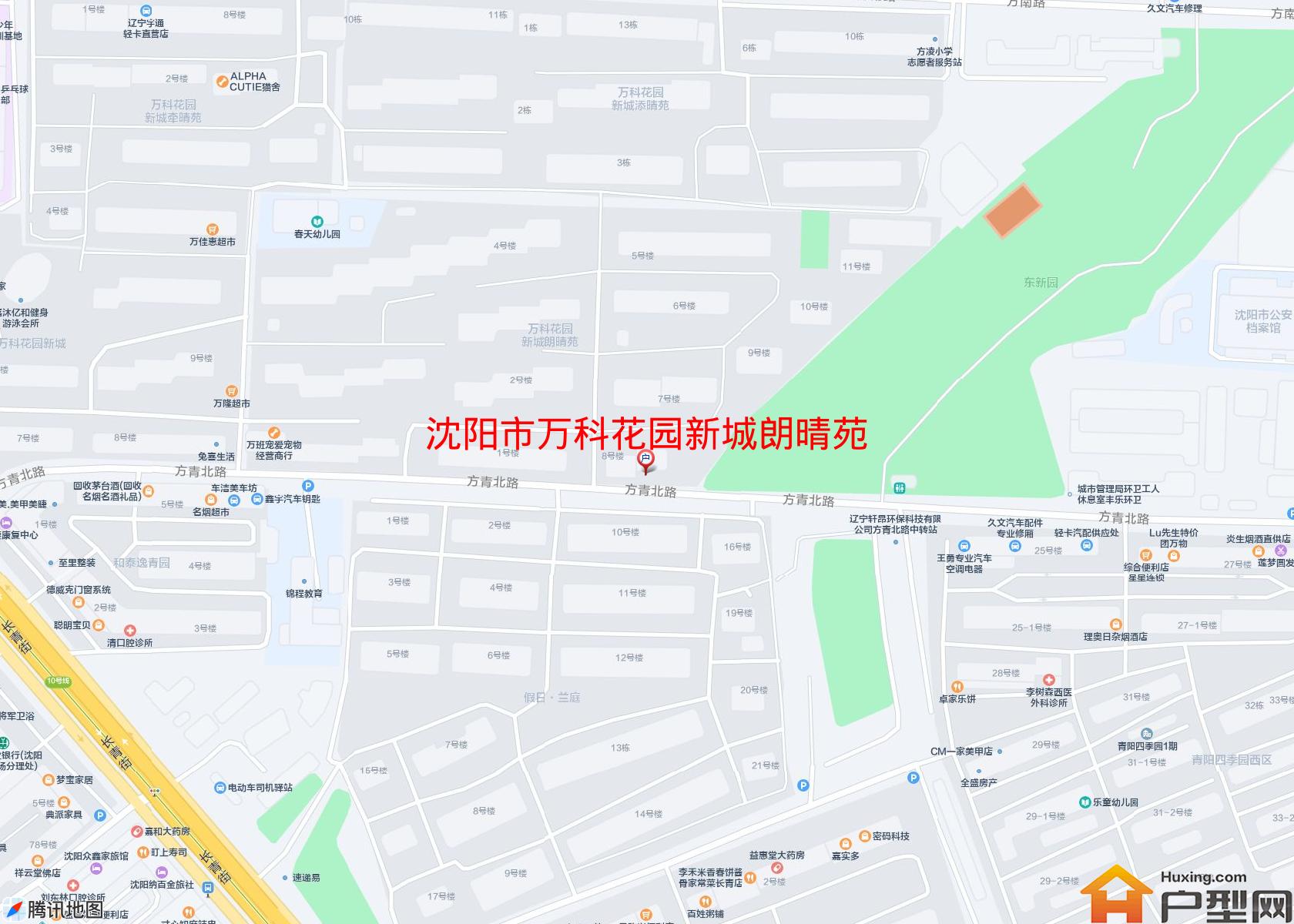 万科花园新城朗晴苑小区 - 户型网