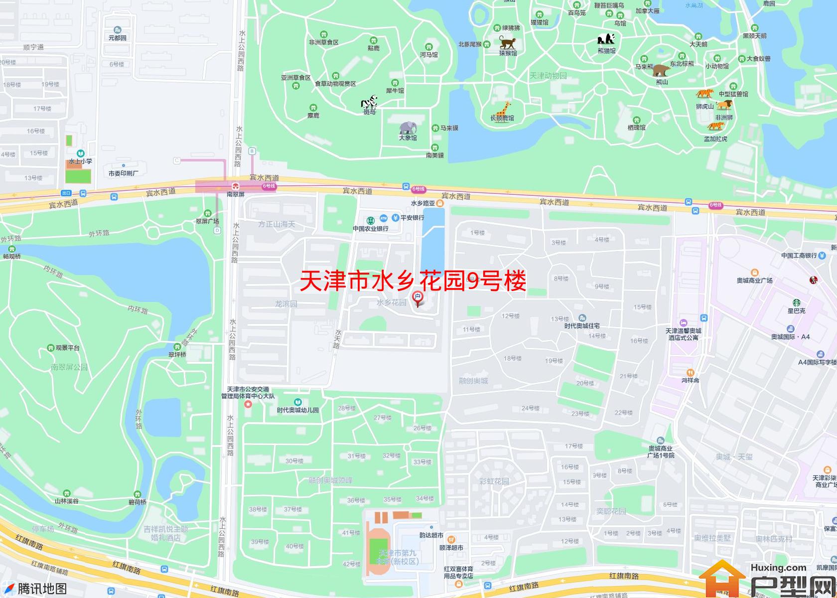水乡花园9号楼小区 - 户型网 水乡花园9号楼小区 - 户型网