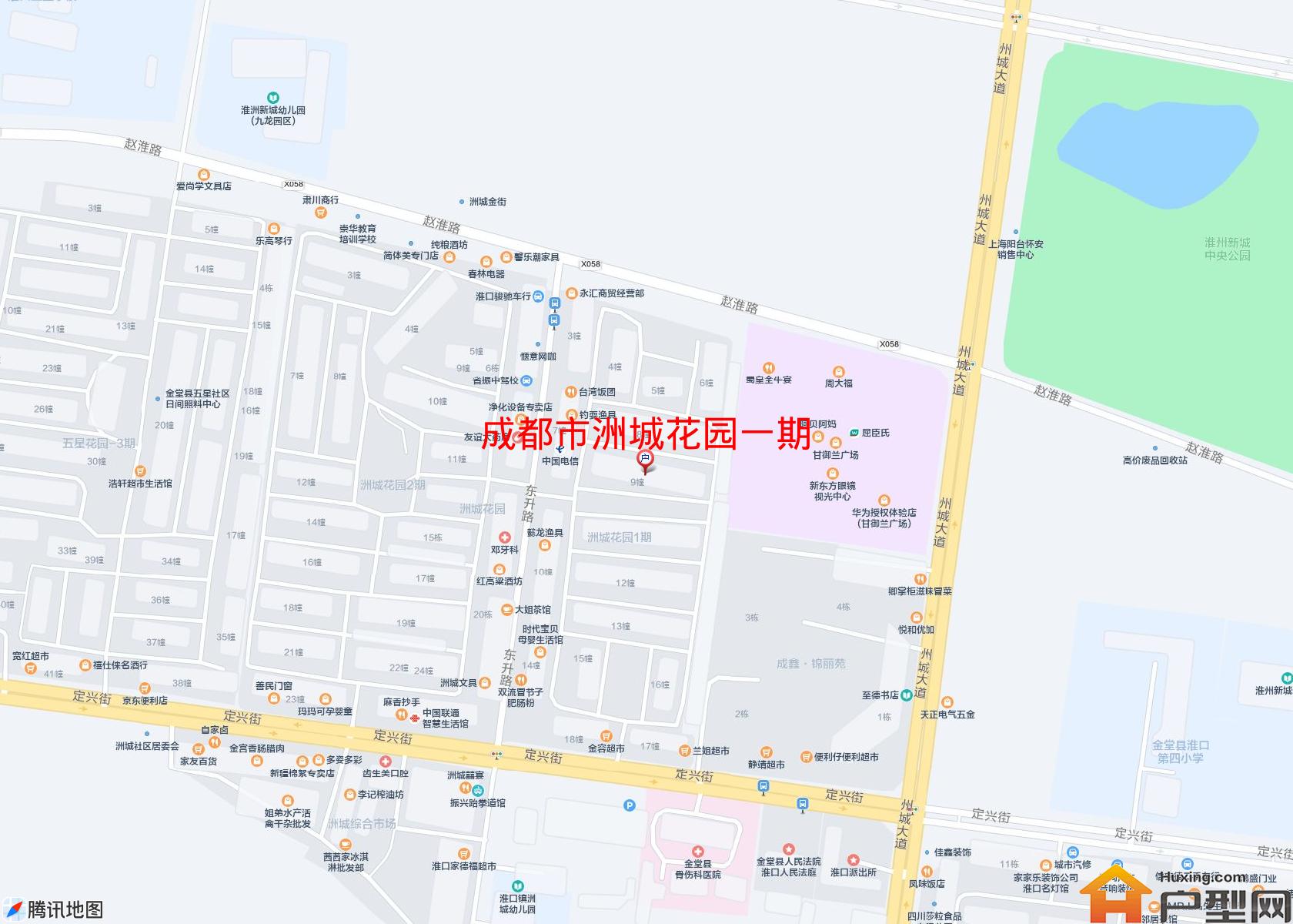 洲城花园一期小区 - 户型网