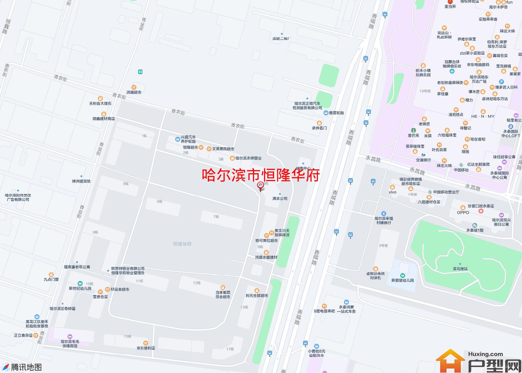 恒隆华府小区 - 户型网