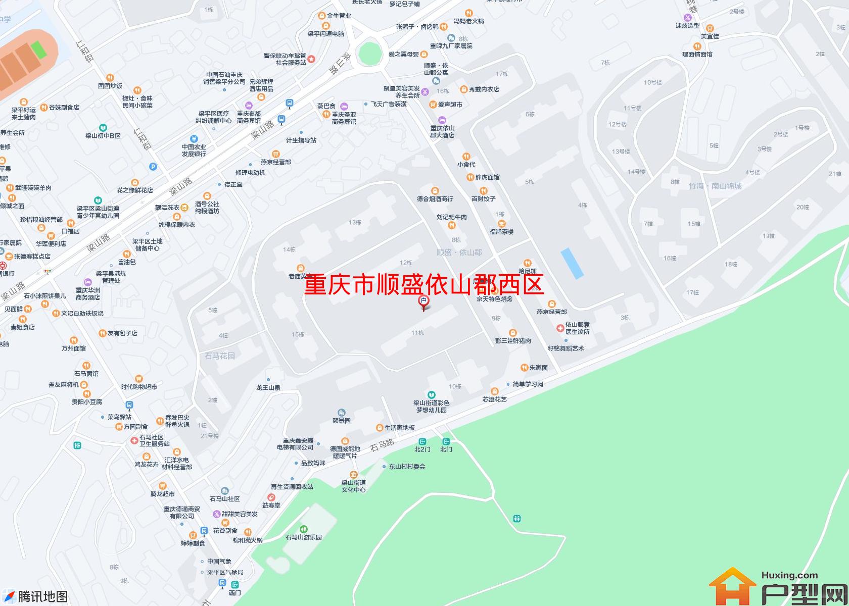 顺盛依山郡西区小区 - 户型网