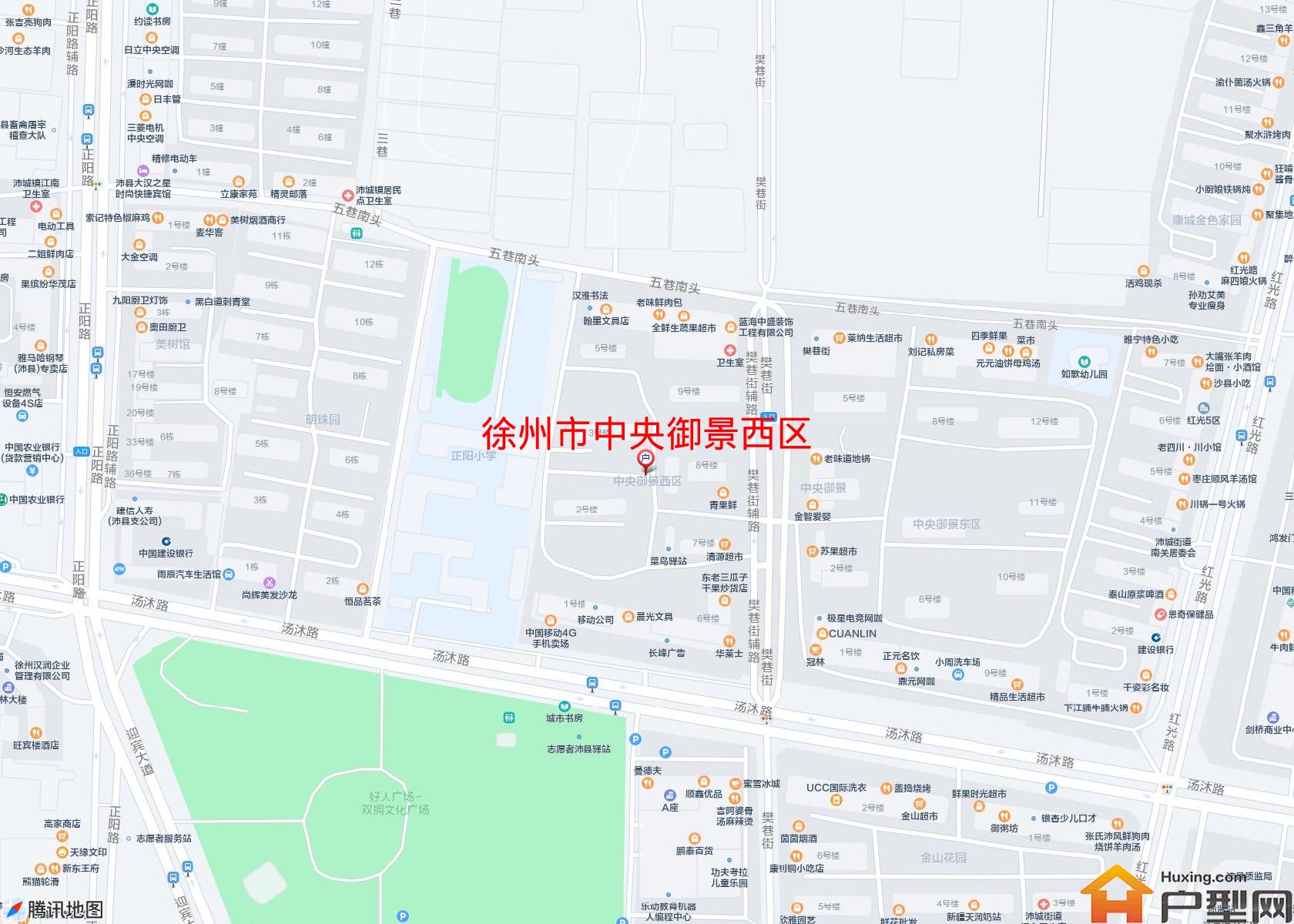 中央御景西区小区 - 户型网