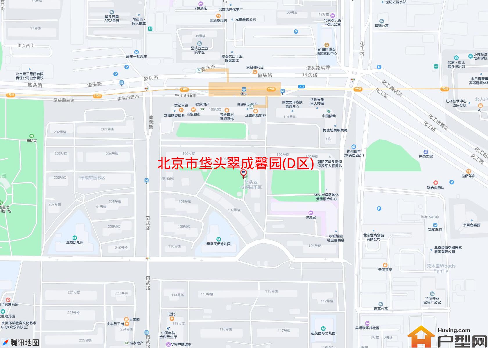 垡头翠成馨园(D区)小区 - 户型网