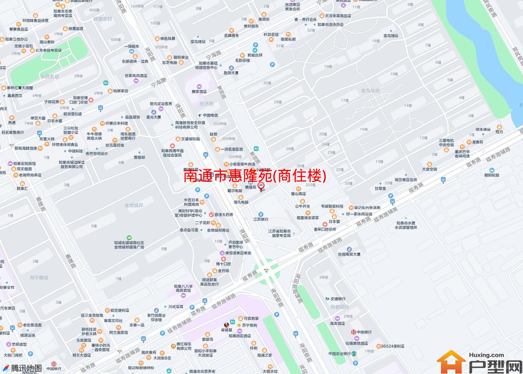 惠隆苑(商住楼)小区 - 户型网