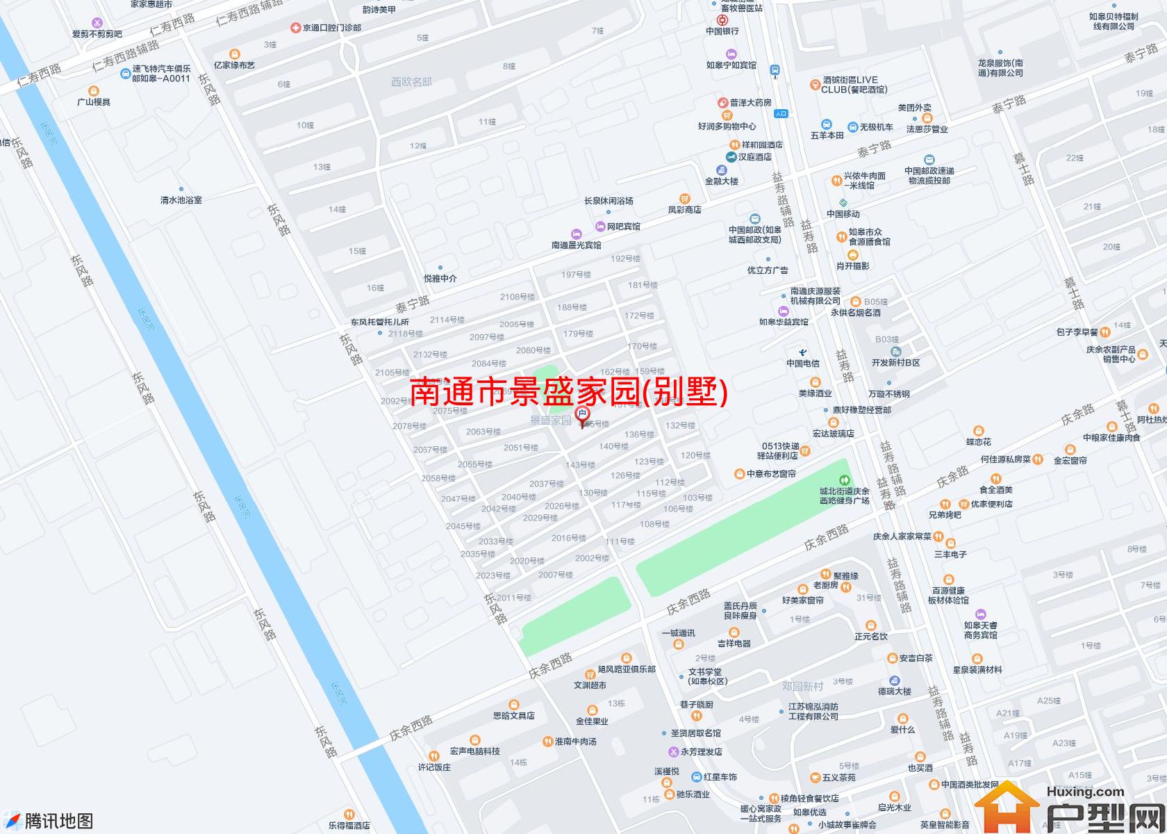 景盛家园(别墅)小区 - 户型网