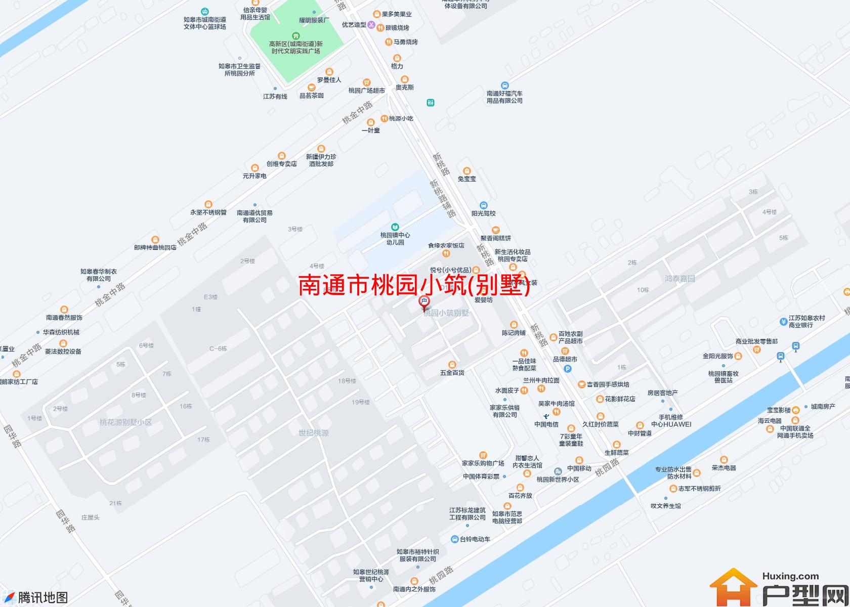 桃园小筑(别墅)小区 - 户型网