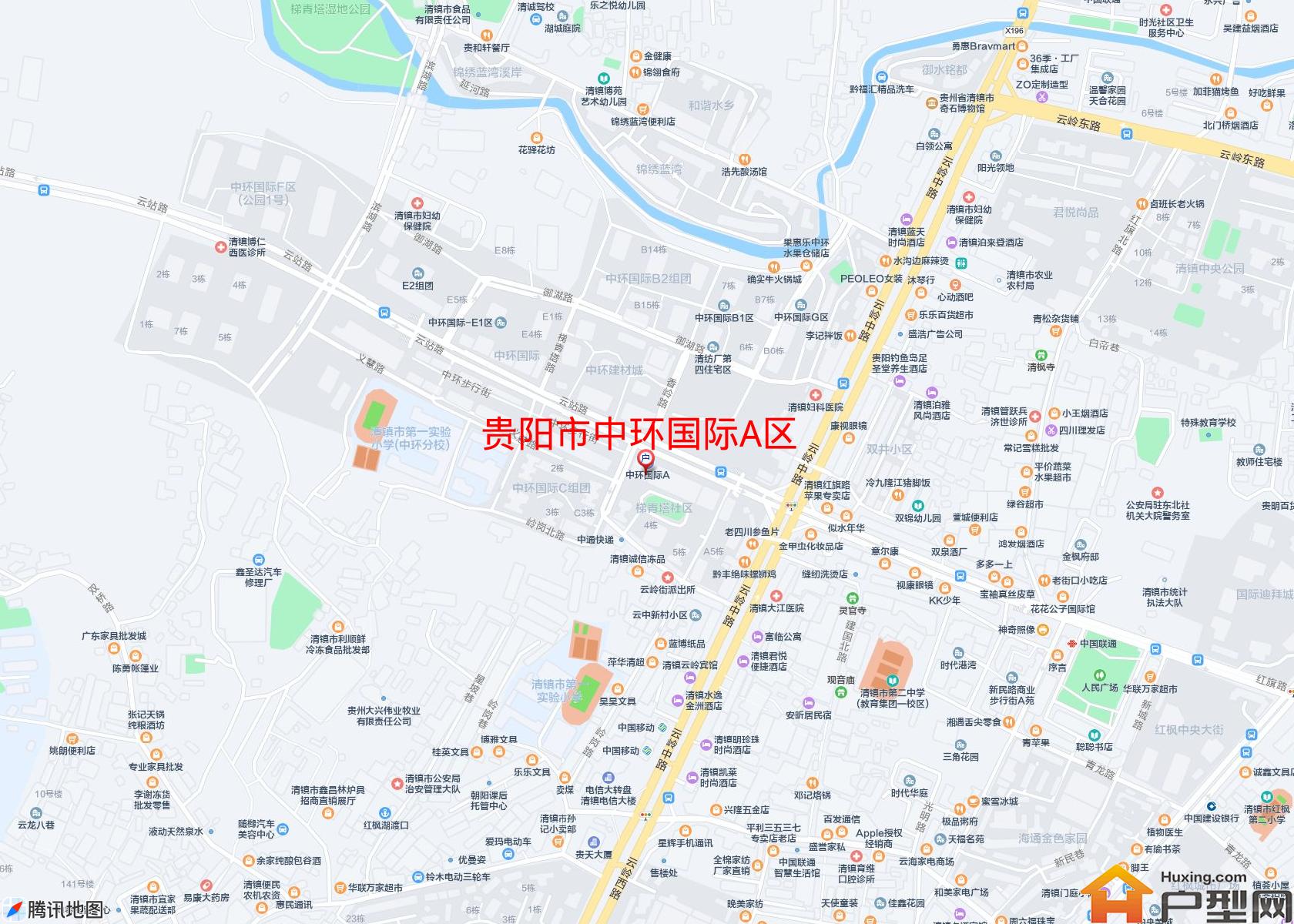 中环国际A区小区 - 户型网