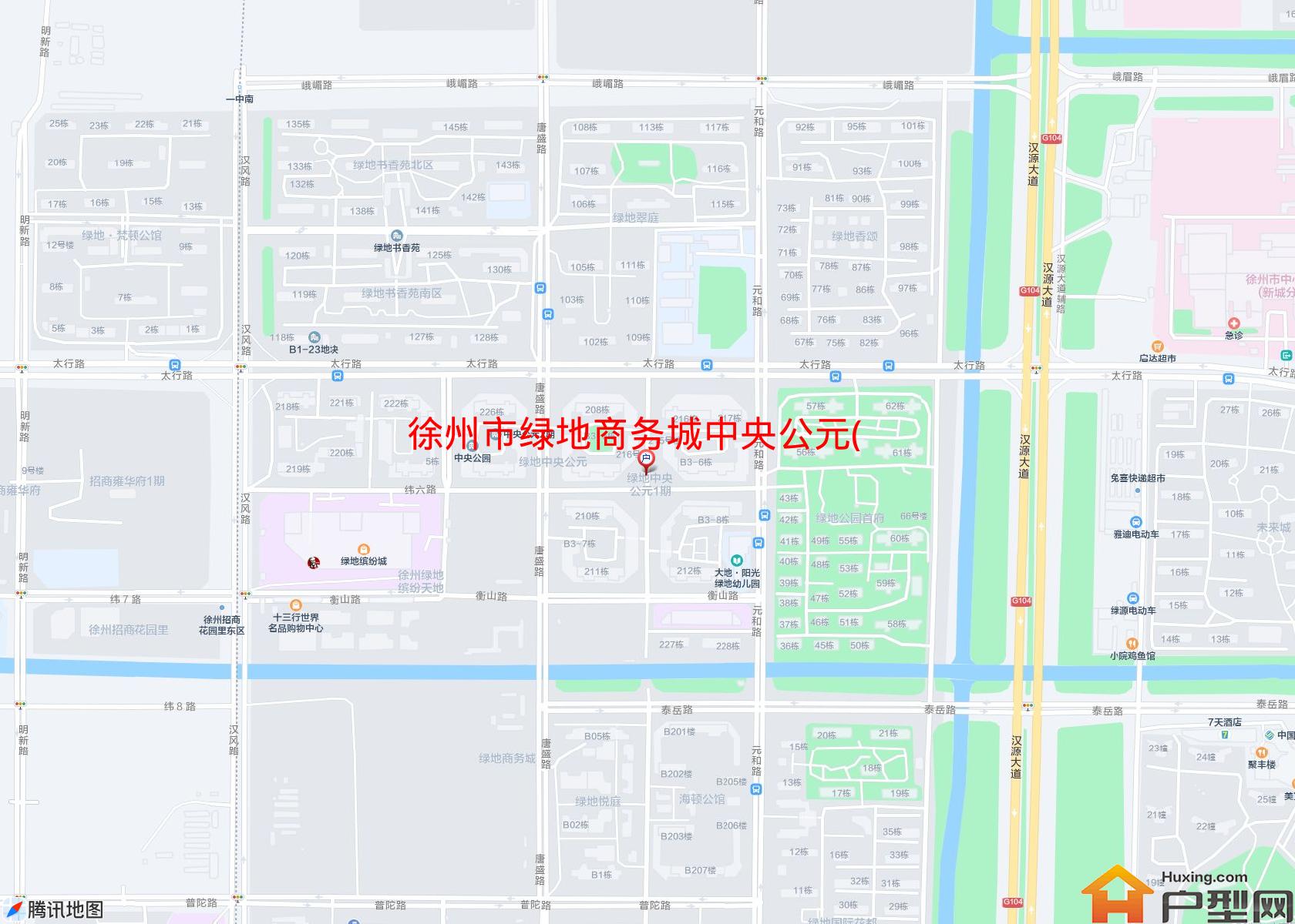 绿地商务城中央公元(一期)小区 - 户型网