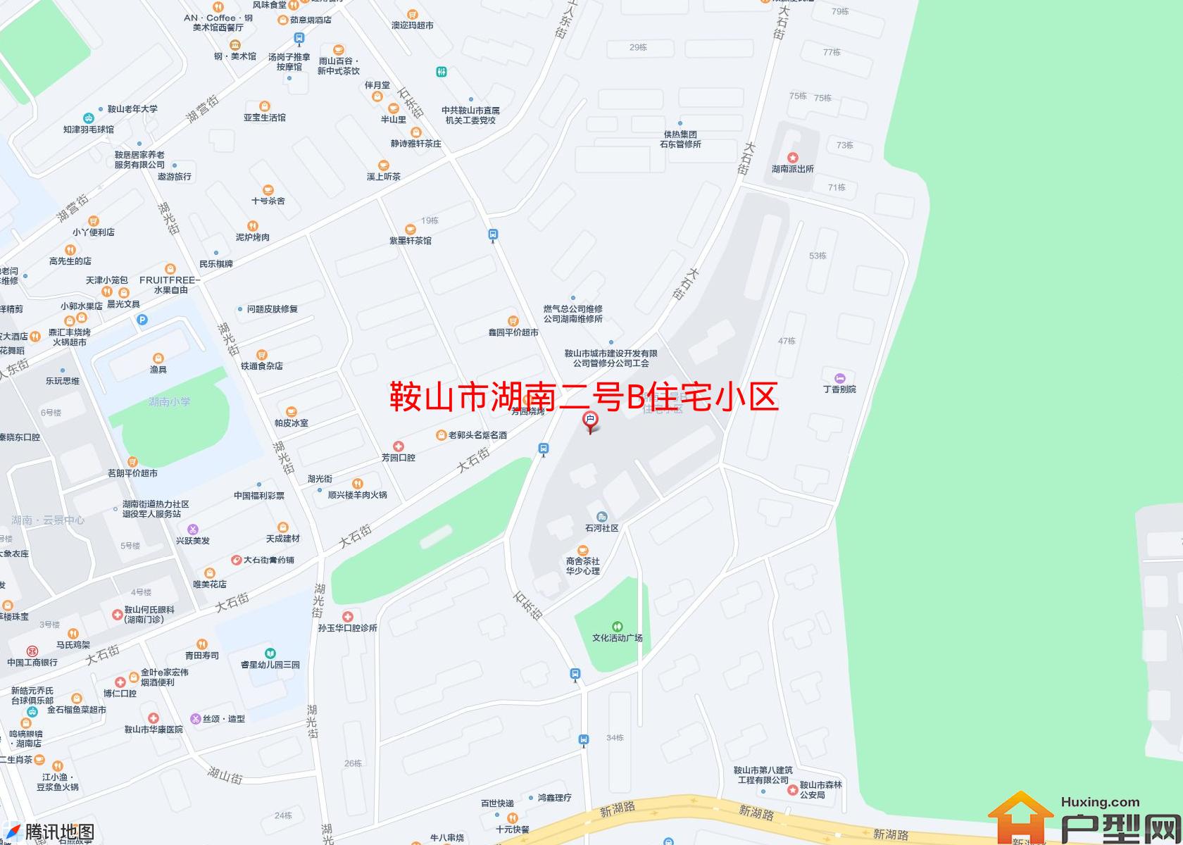 湖南二号B住宅小区小区 - 户型网