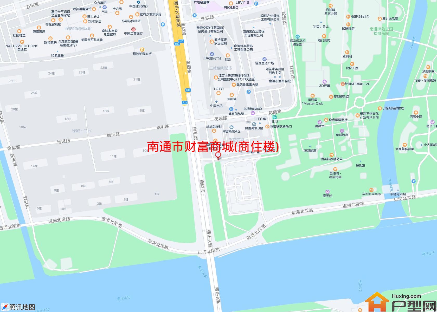 财富商城(商住楼)小区 - 户型网