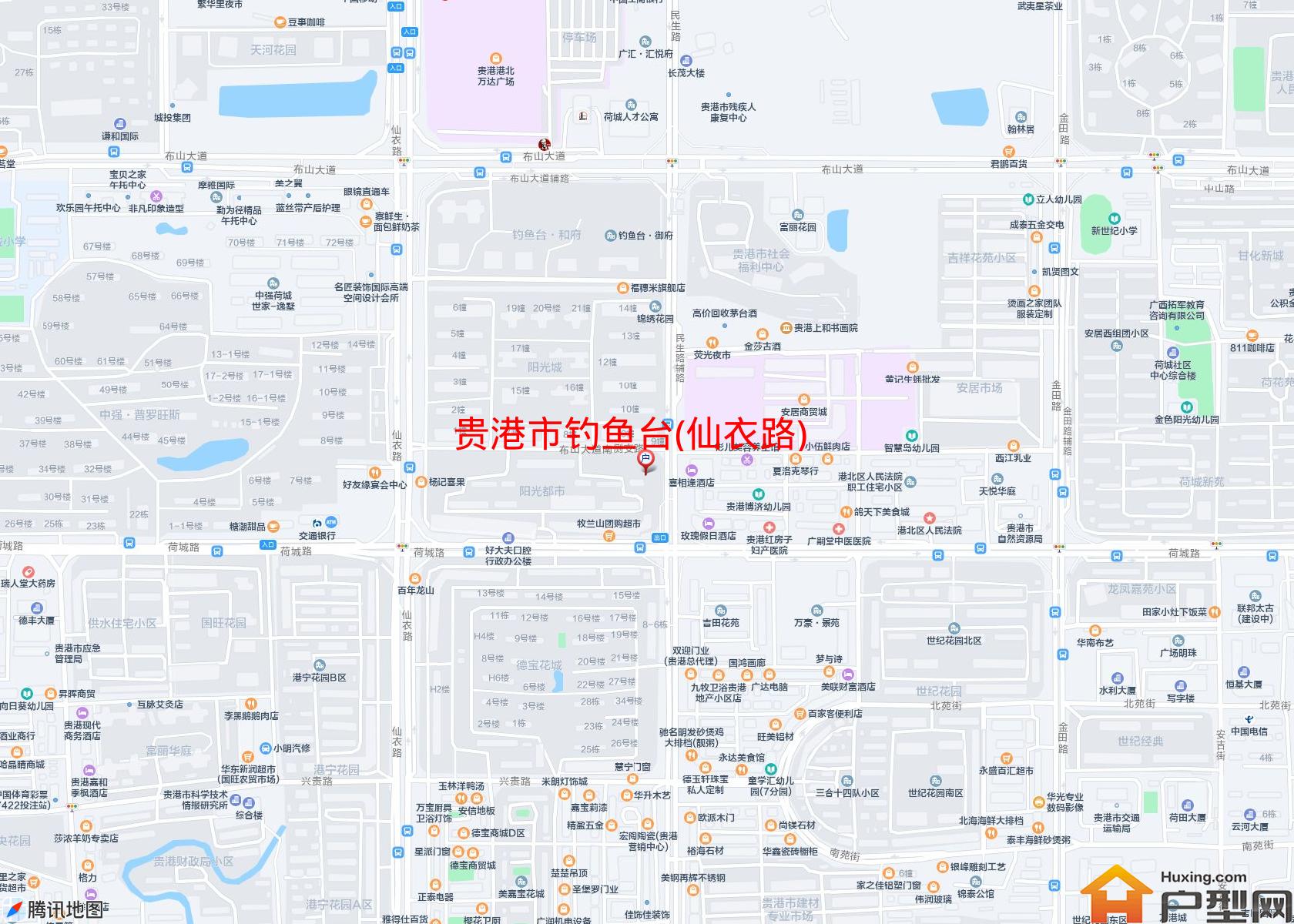 钓鱼台(仙衣路)小区 - 户型网