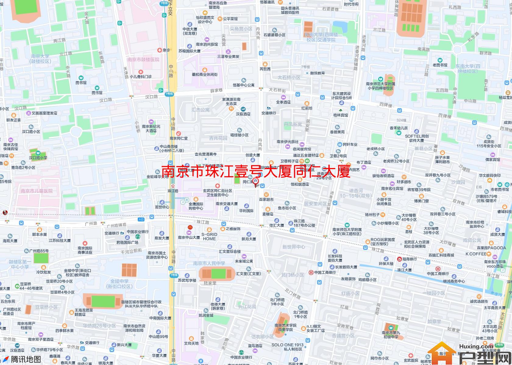 珠江壹号大厦同仁大厦小区 - 户型网