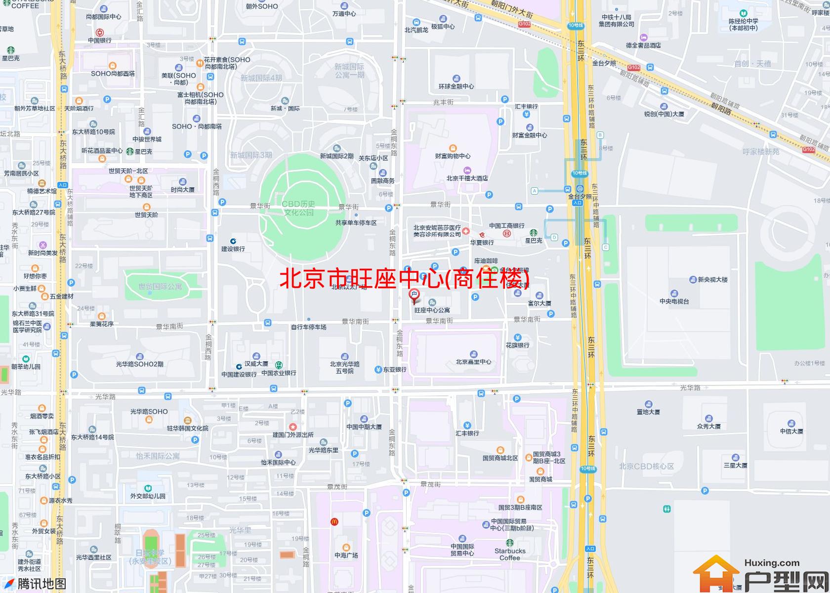 旺座中心(商住楼)小区 - 户型网