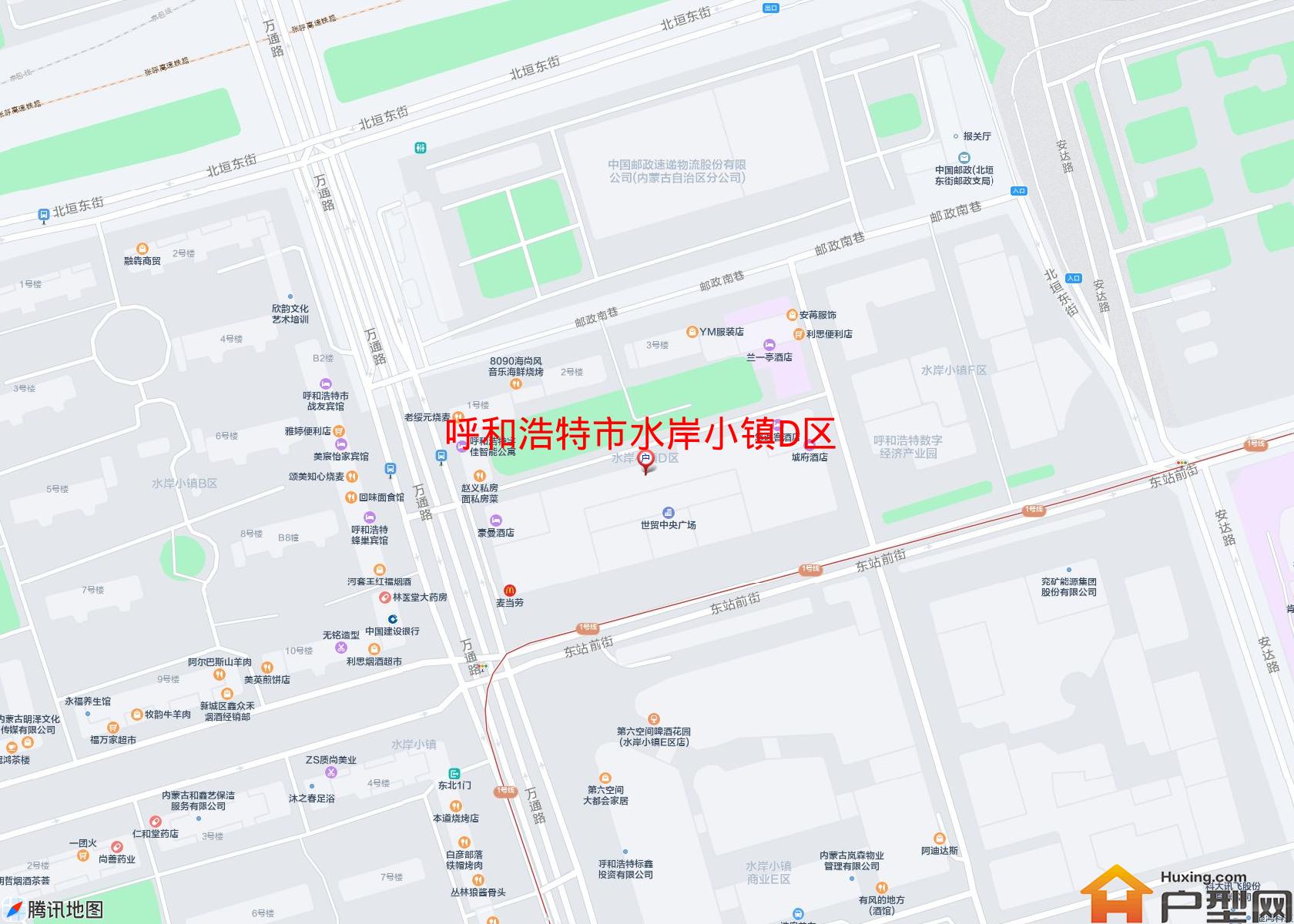 水岸小镇D区小区 - 户型网