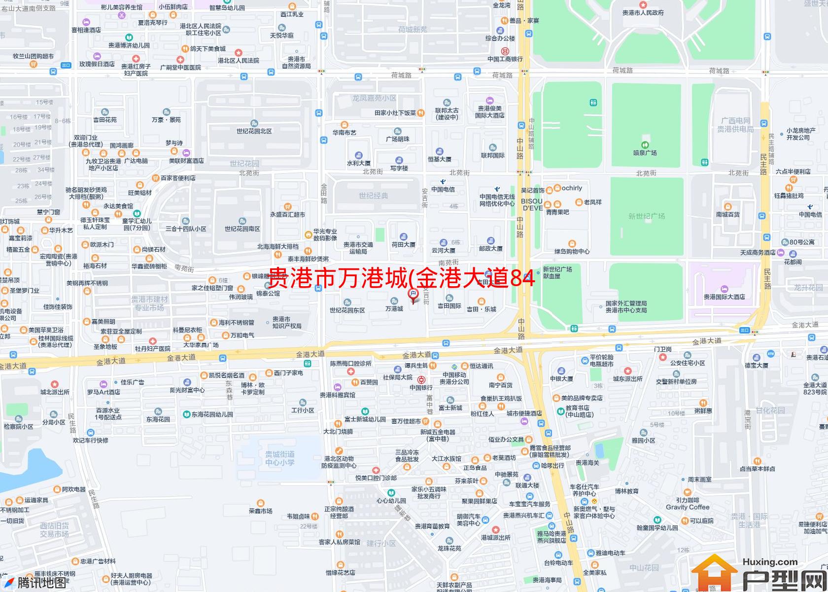 万港城(金港大道844号)小区 - 户型网