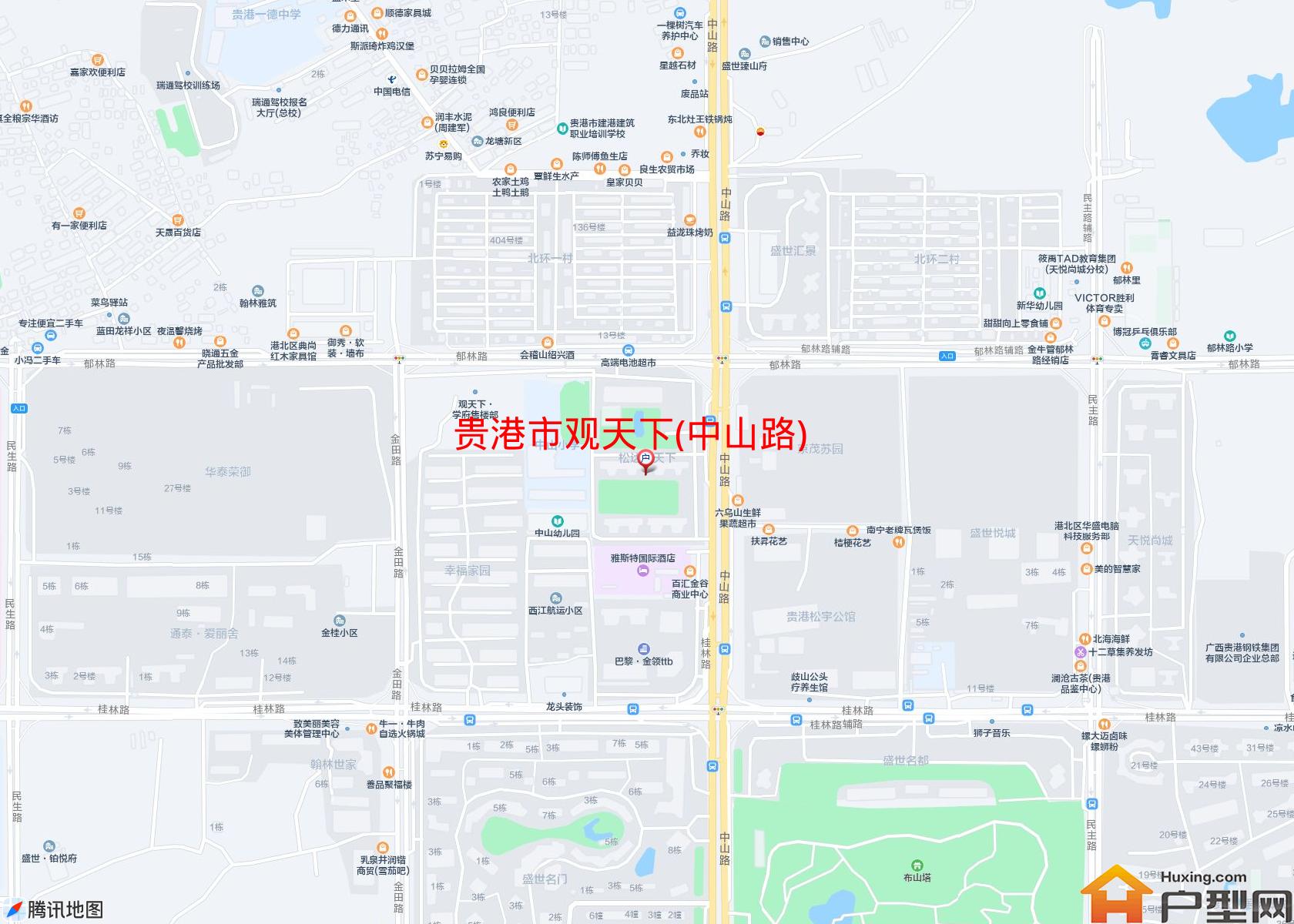 观天下(中山路)小区 - 户型网