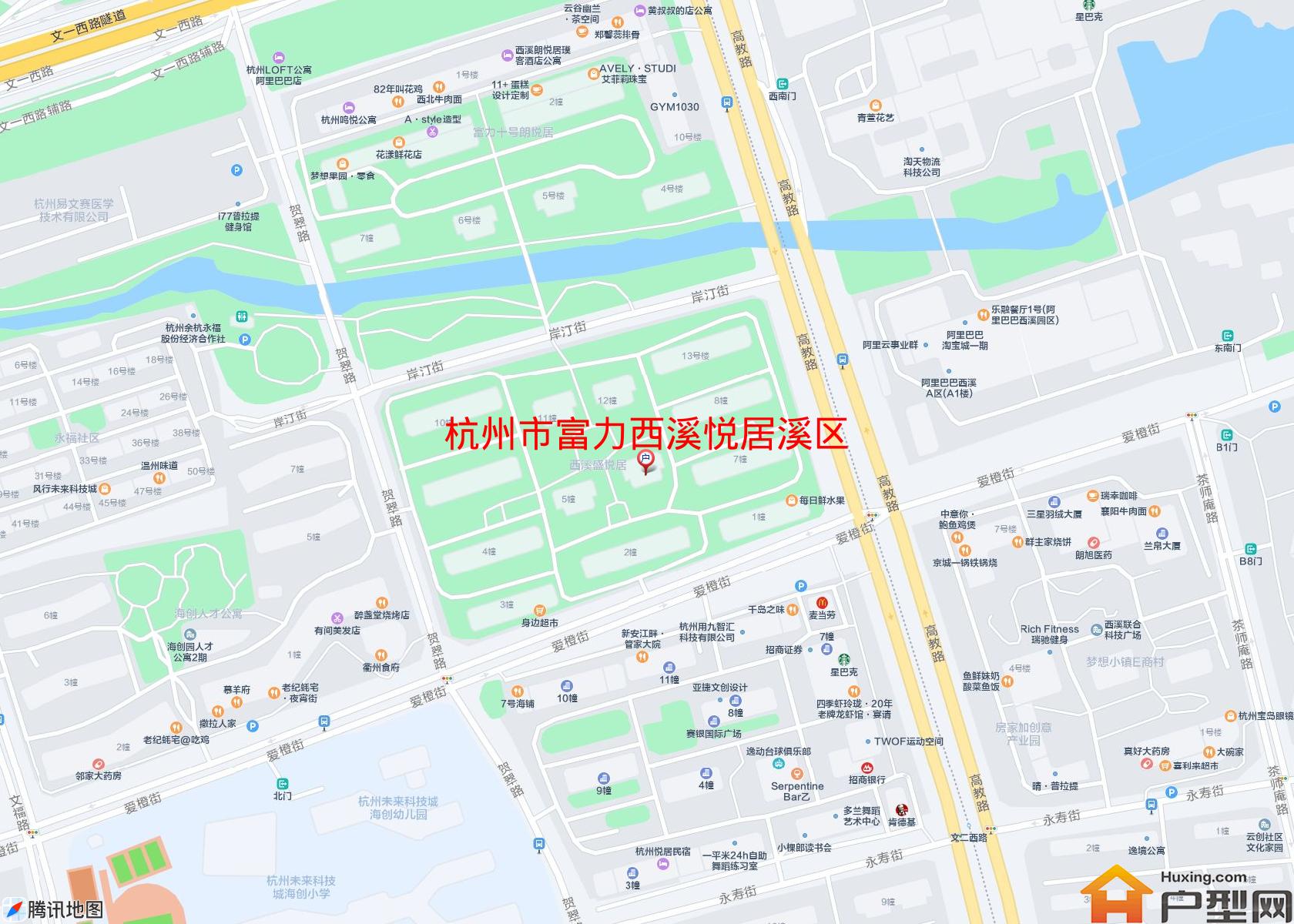 富力西溪悦居溪区小区 - 户型网