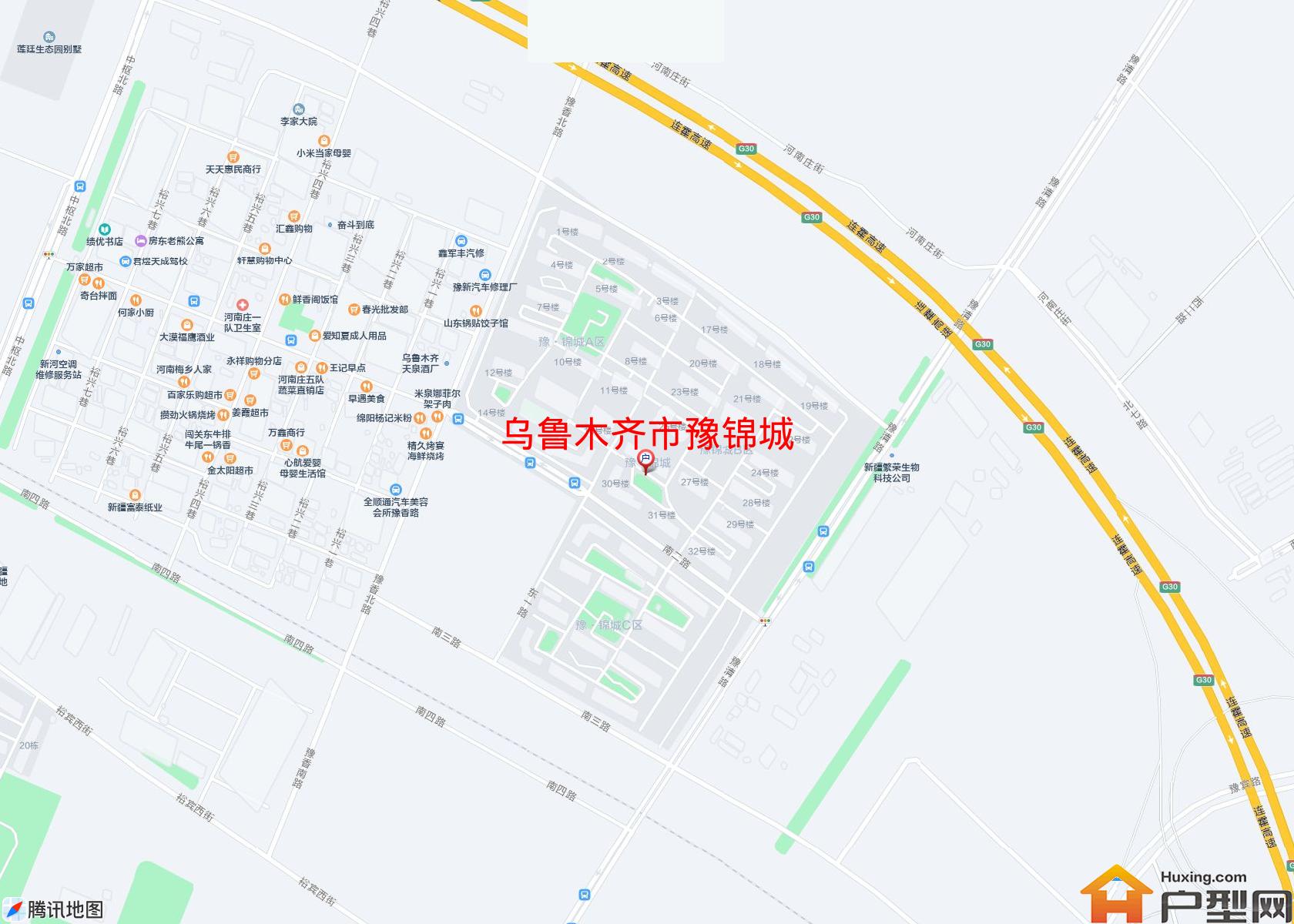 豫锦城小区 - 户型网