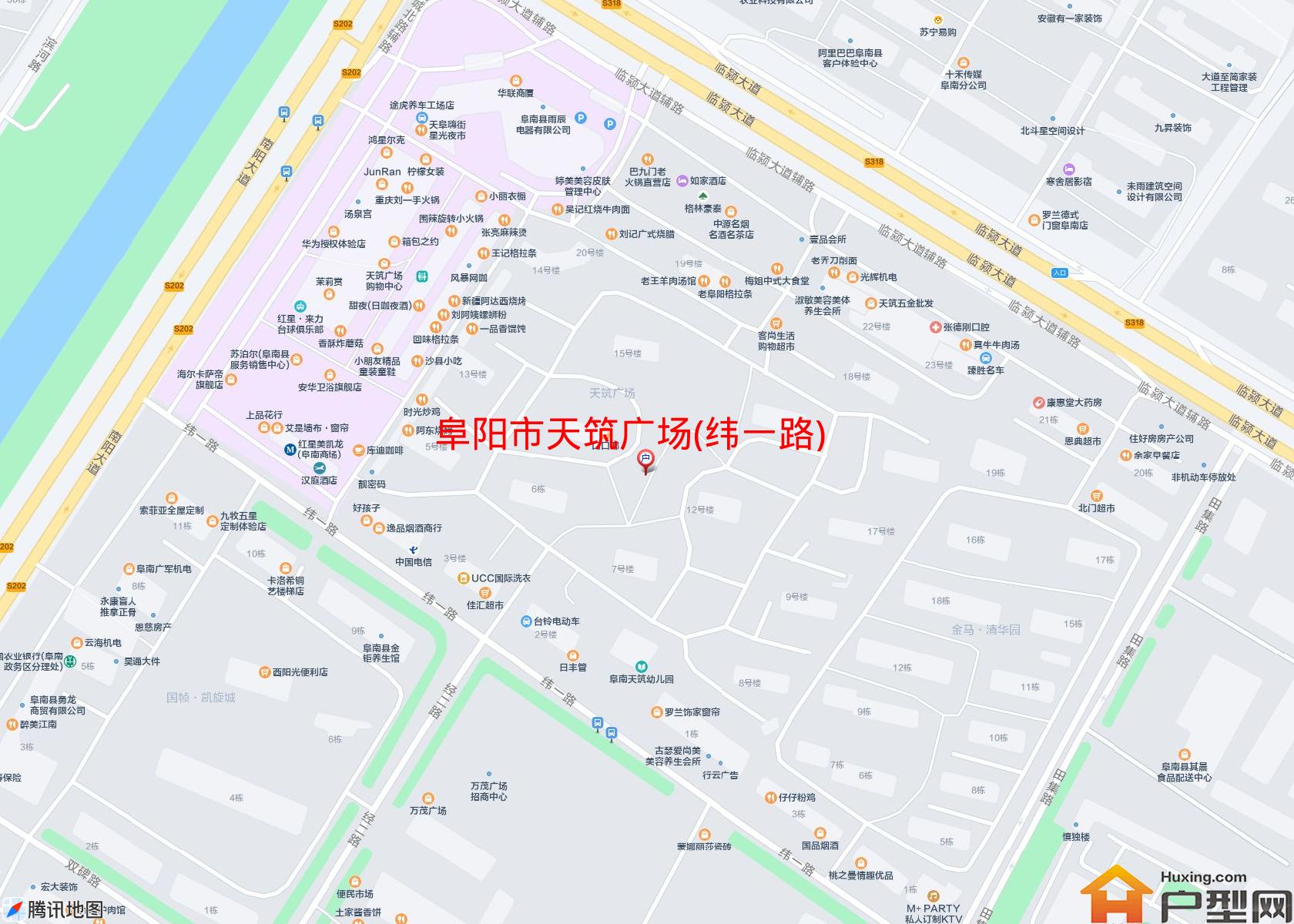 天筑广场(纬一路)小区 - 户型网