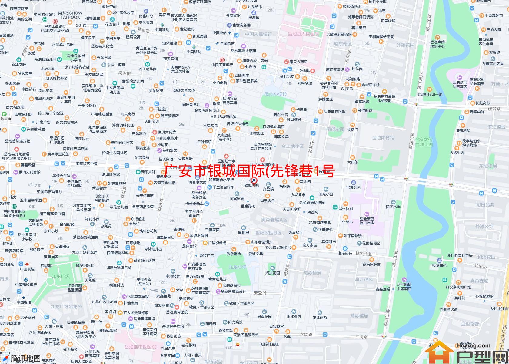 银城国际(先锋巷1号)小区 - 户型网