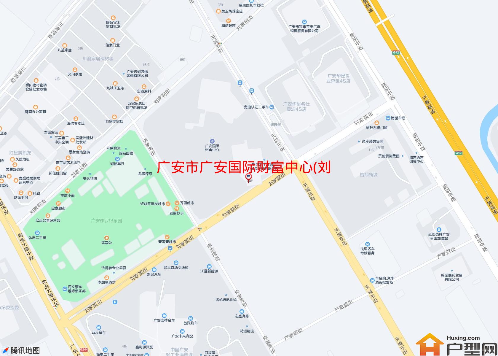 广安国际财富中心(刘家院街)小区 - 户型网
