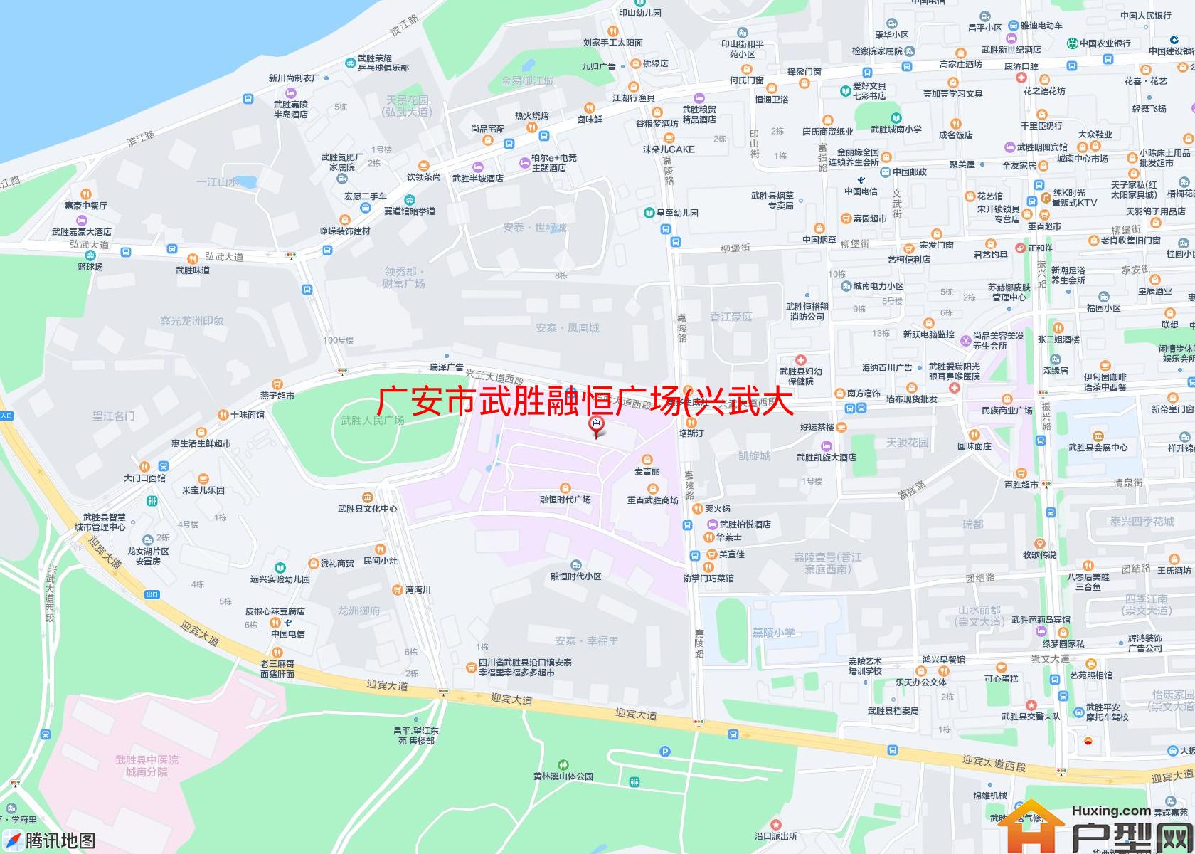武胜融恒广场(兴武大道西段)小区 - 户型网