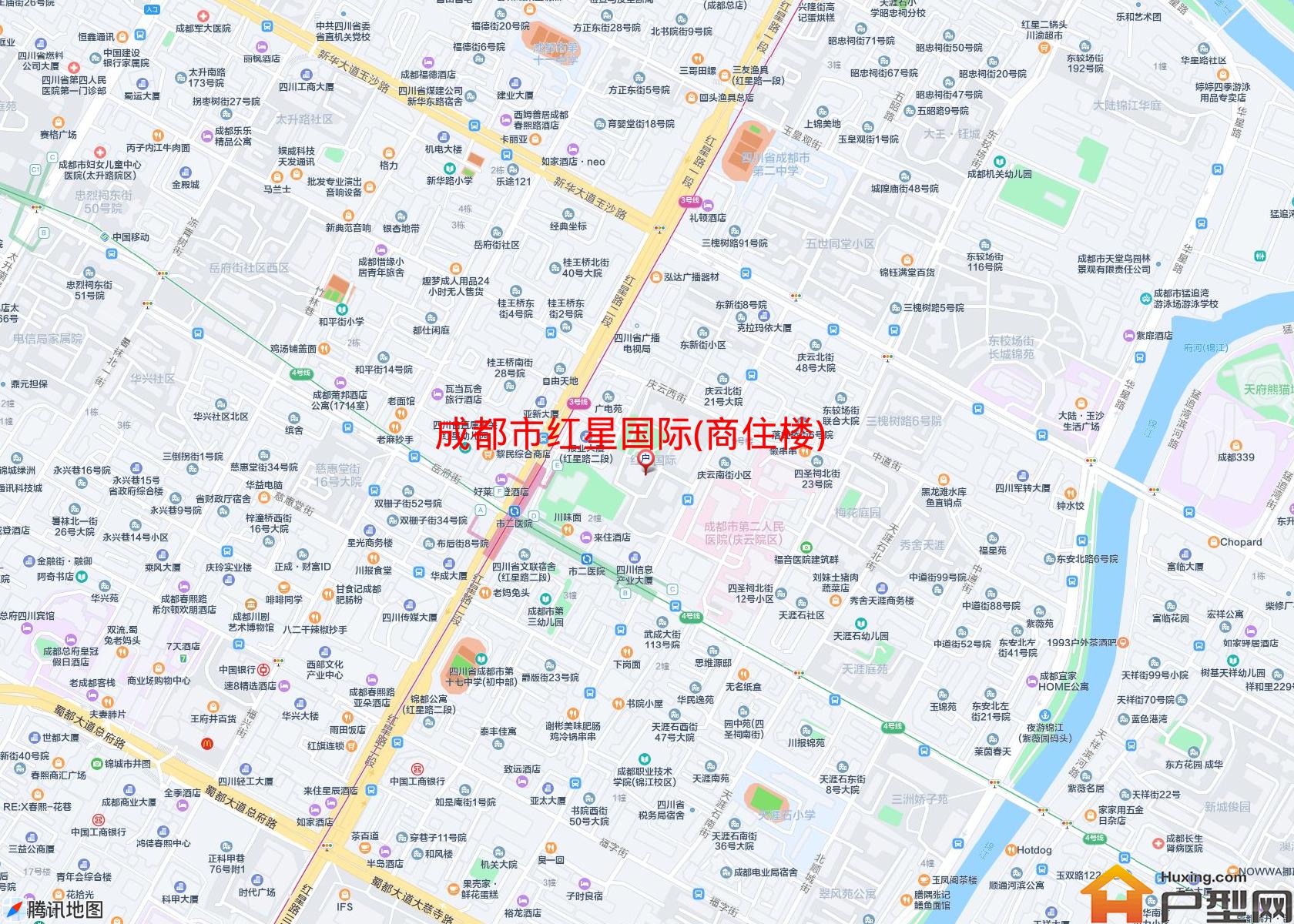 红星国际(商住楼)小区 - 户型网