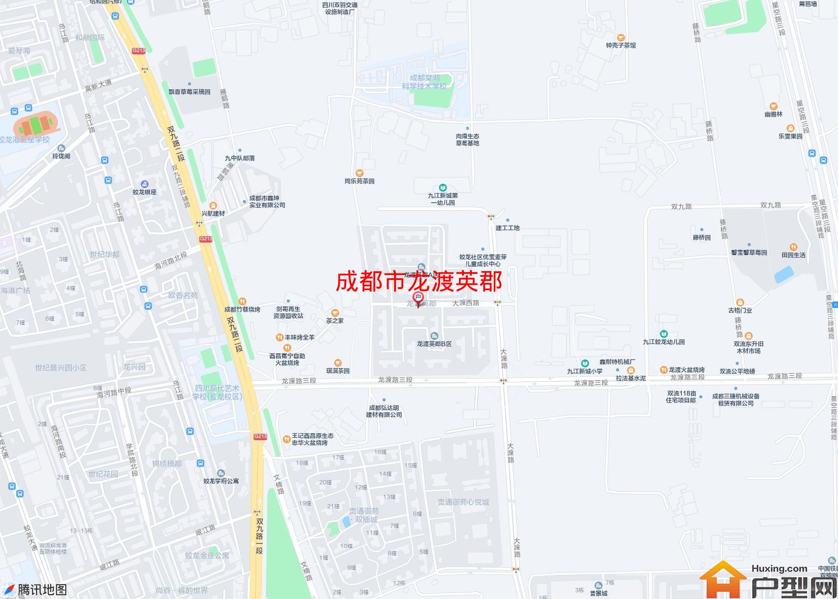 龙渡英郡小区 - 户型网